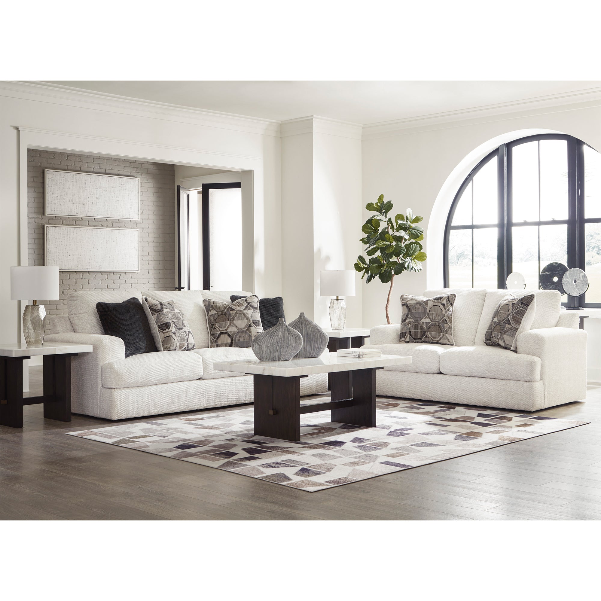 Karinne Sofa and Loveseat