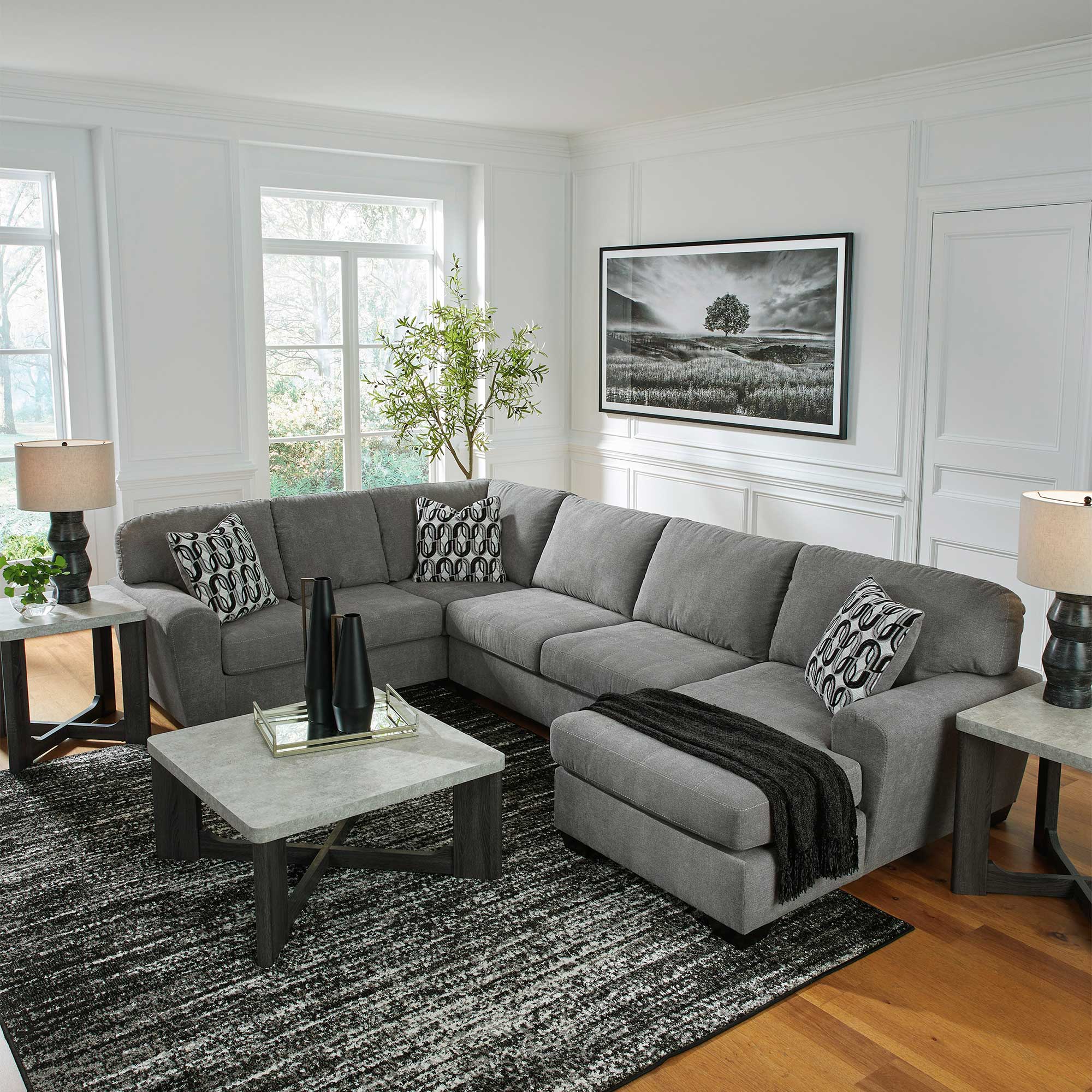 Birkdale Court 3-Piece Sectional with Chaise