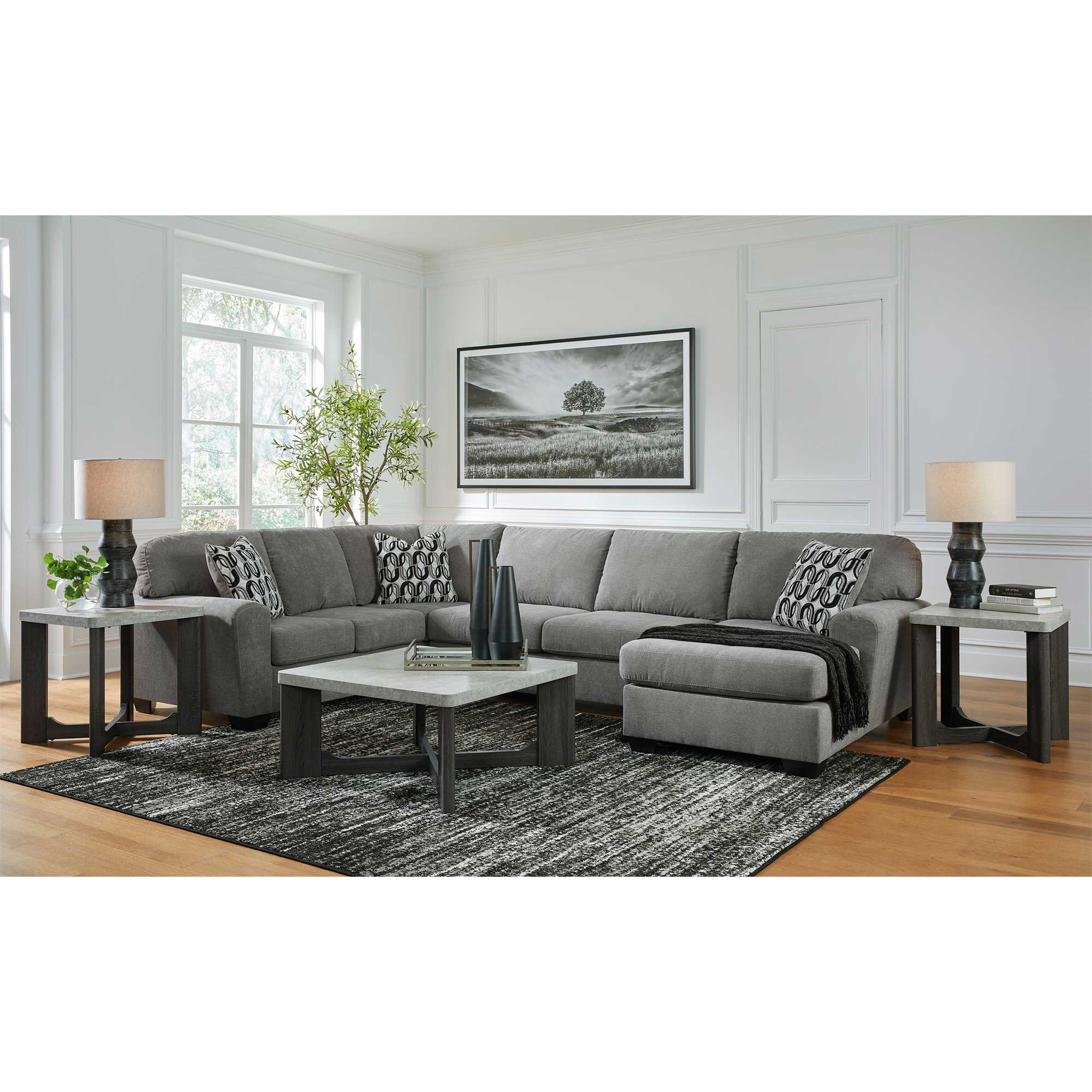 Birkdale Court 3-Piece Sectional with Chaise
