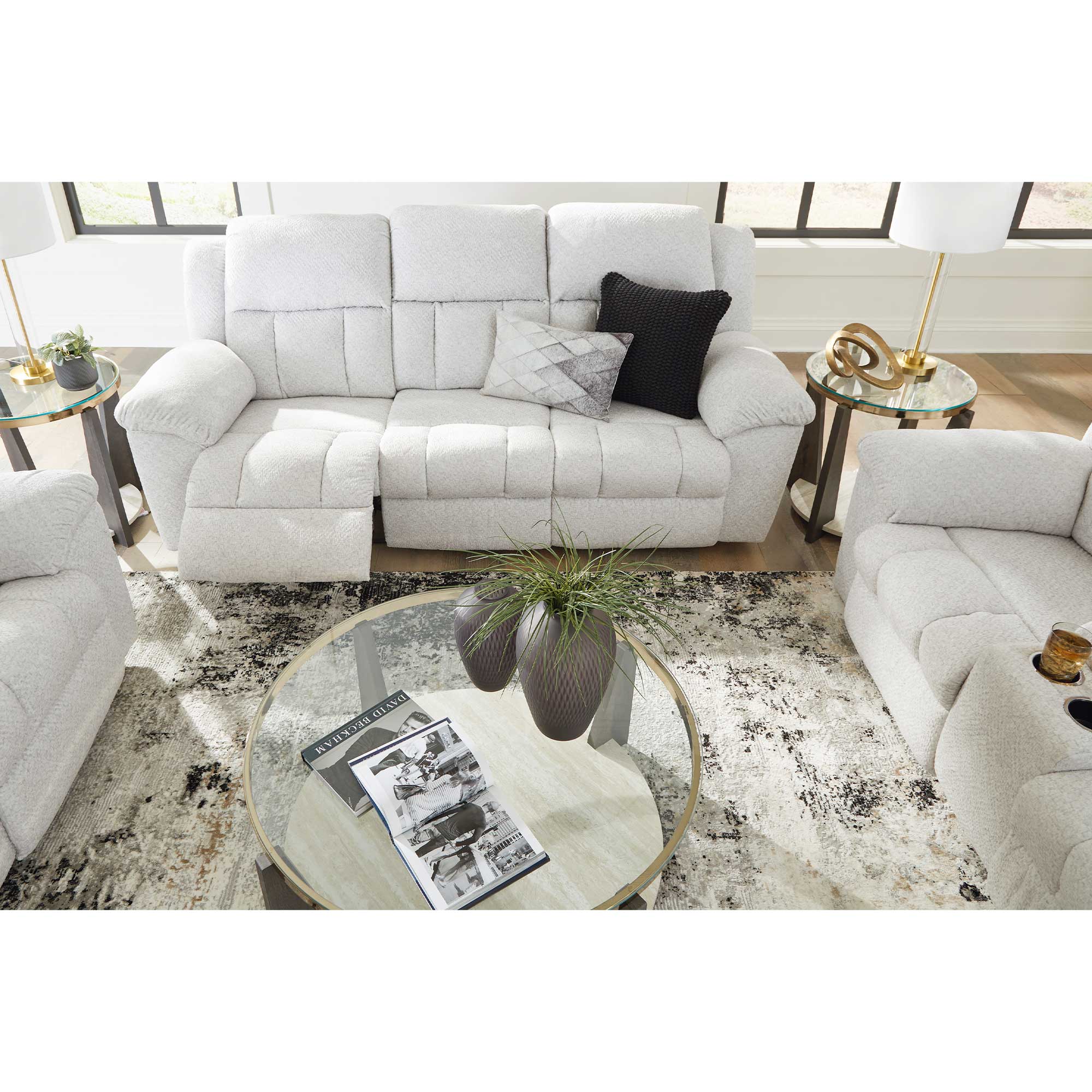 Frohn Manual Reclining Sofa and Loveseat Set