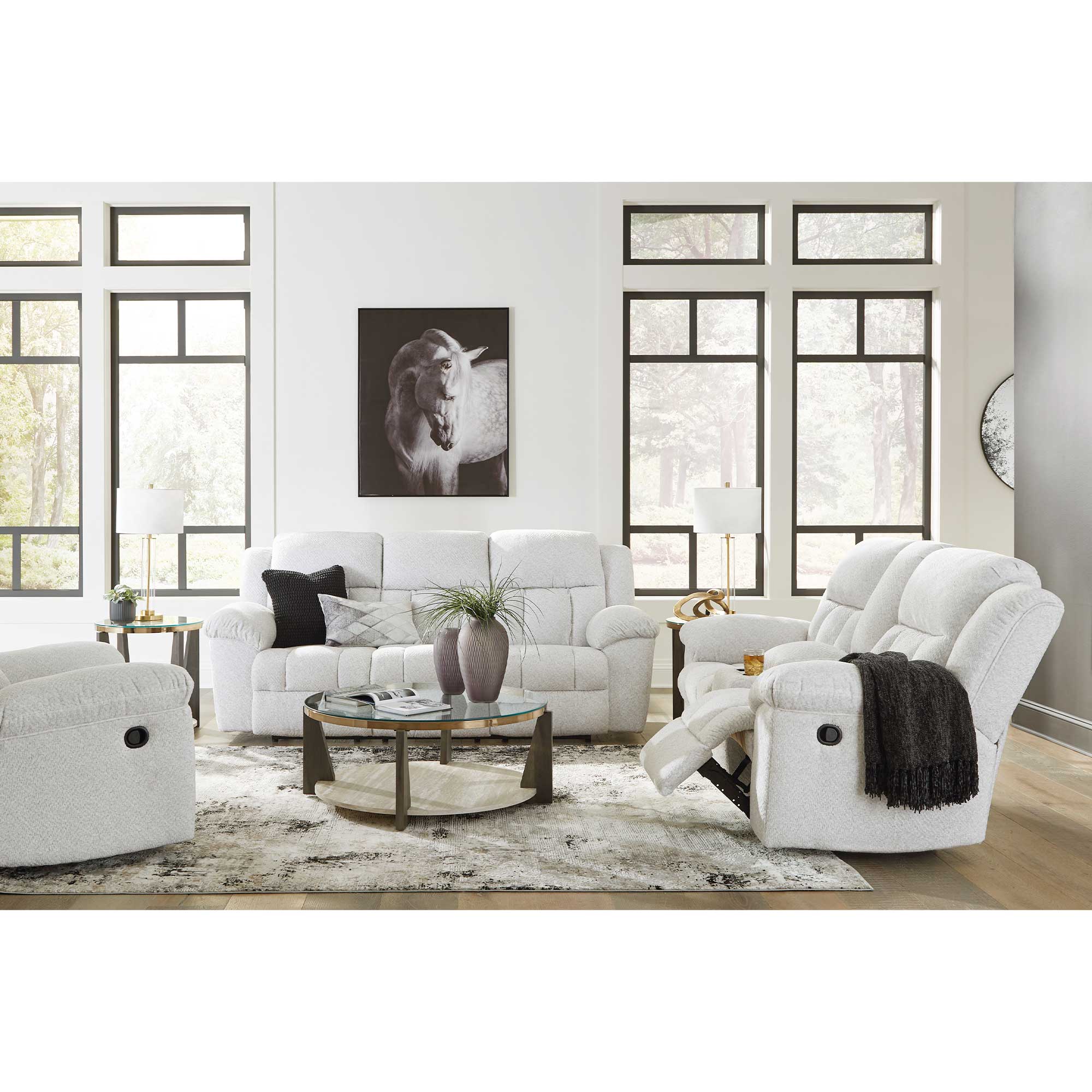 Frohn Manual Reclining Sofa and Loveseat Set
