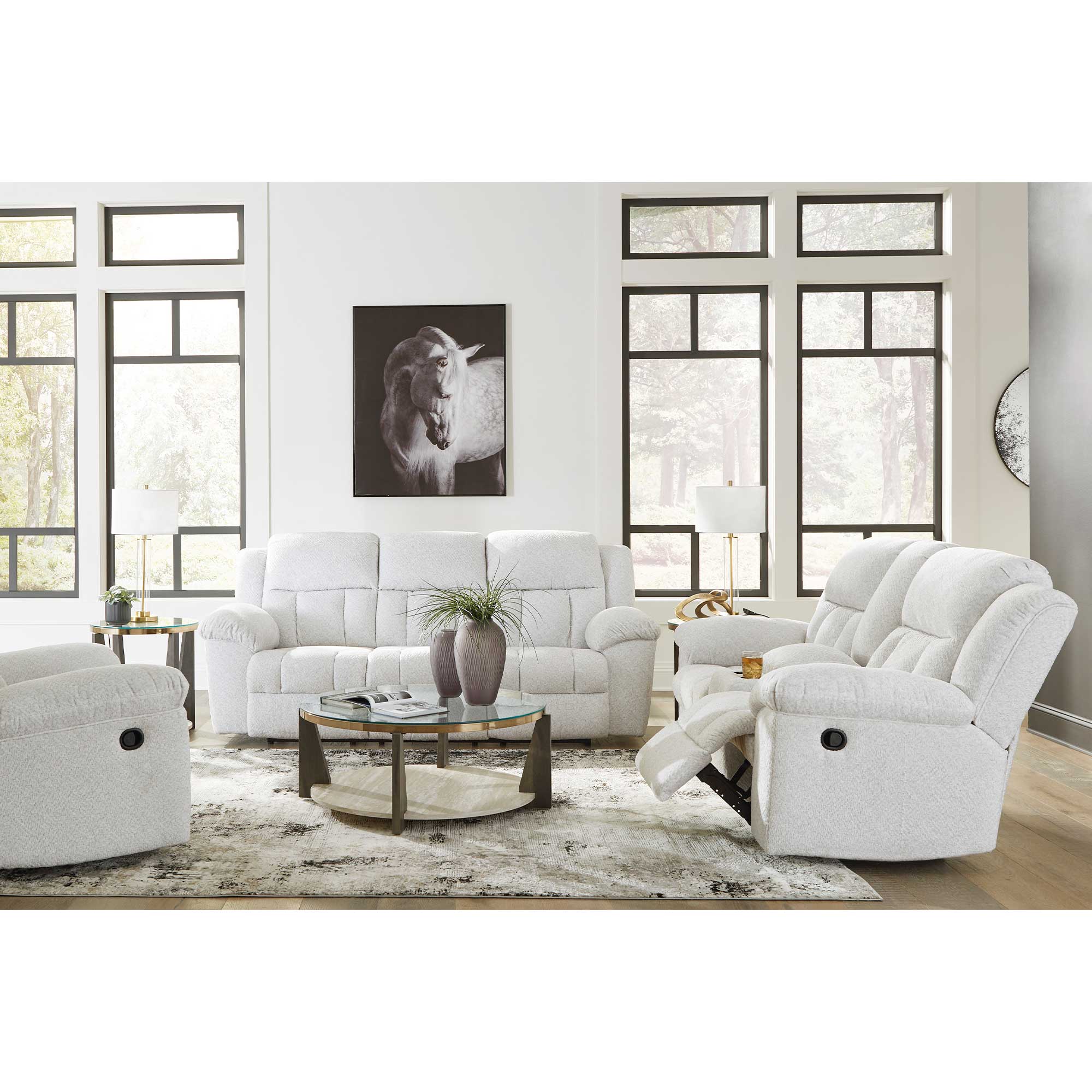 Frohn Manual Reclining Sofa and Loveseat Set