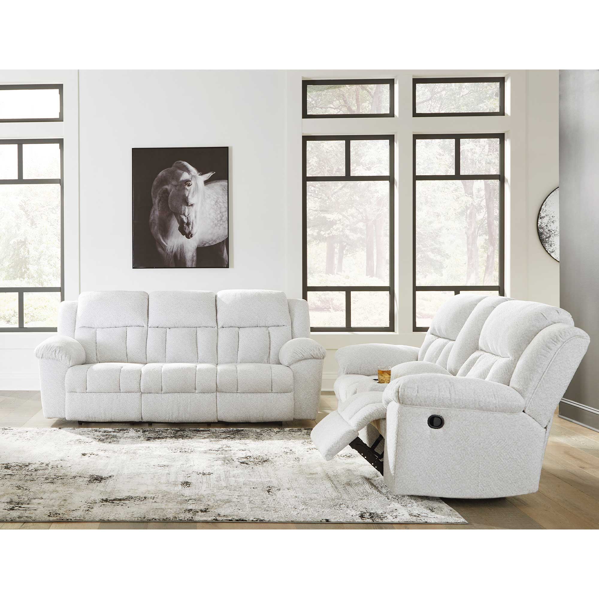 Frohn Manual Reclining Sofa and Loveseat Set