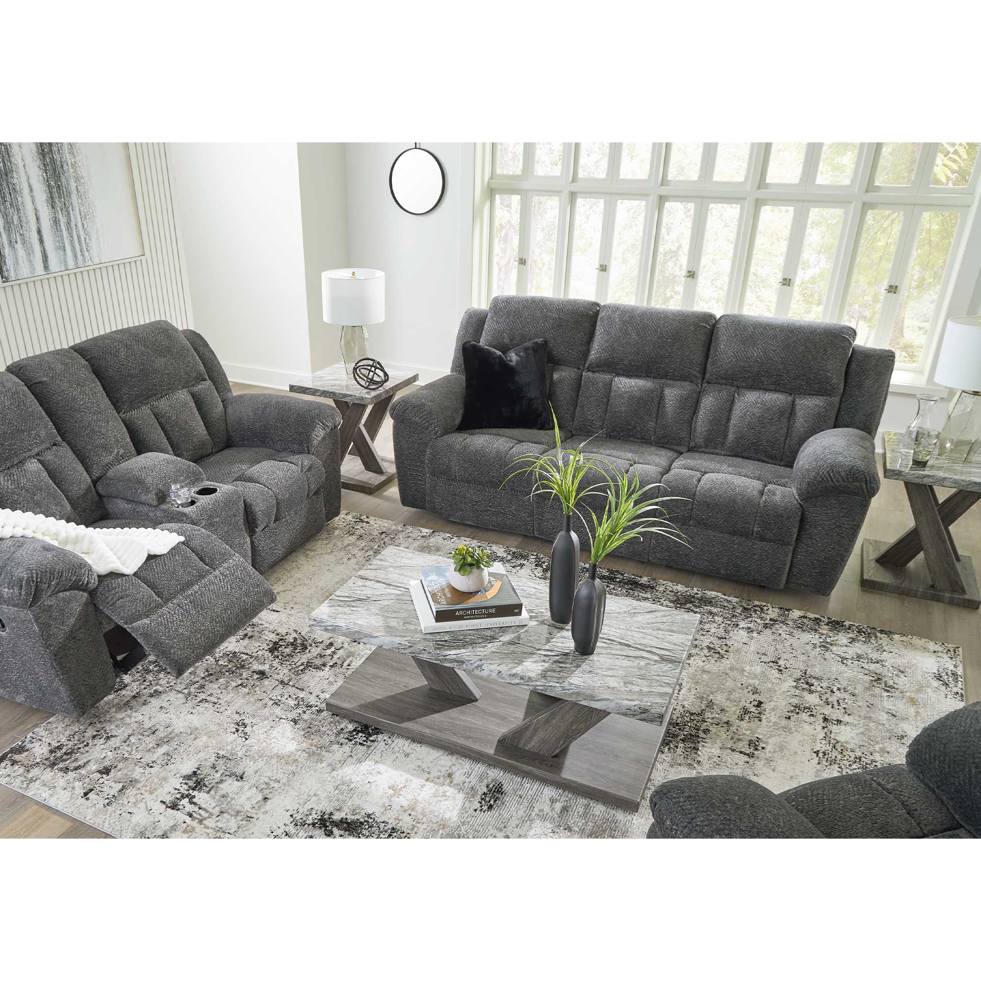 Frohn Manual Reclining Sofa and Loveseat Set