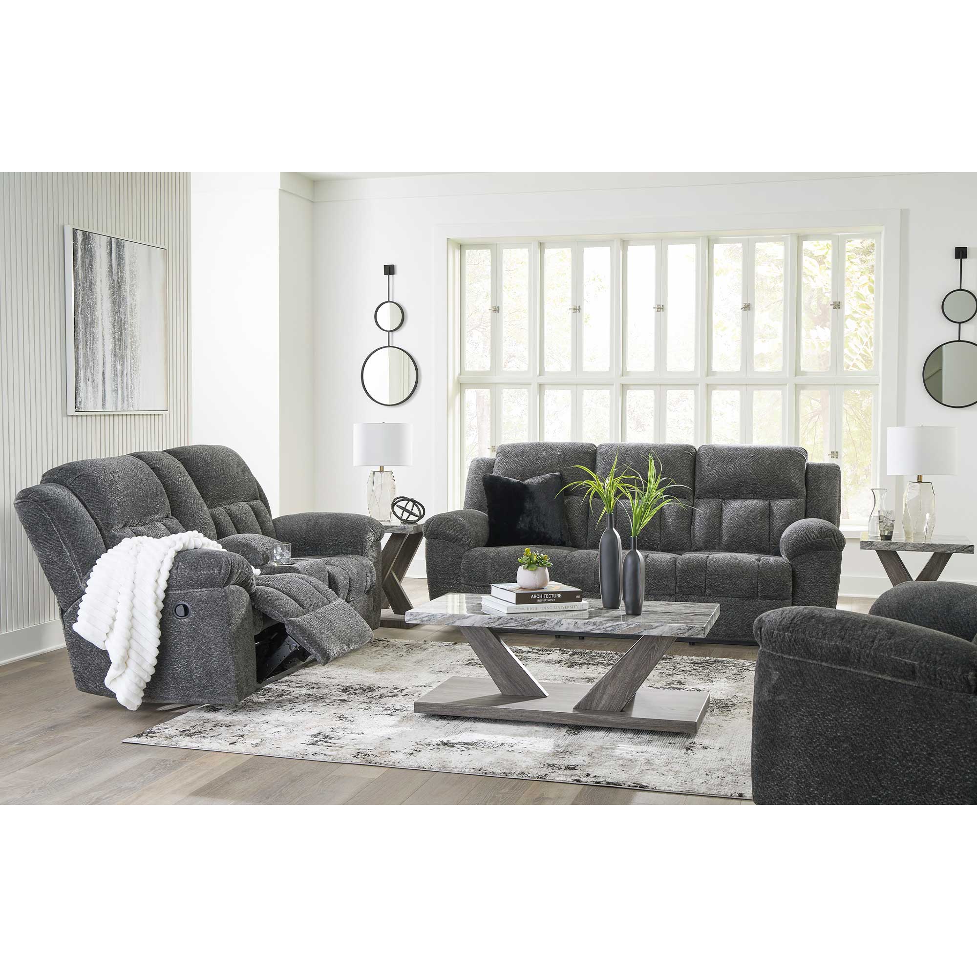 Frohn Manual Reclining Sofa and Loveseat Set