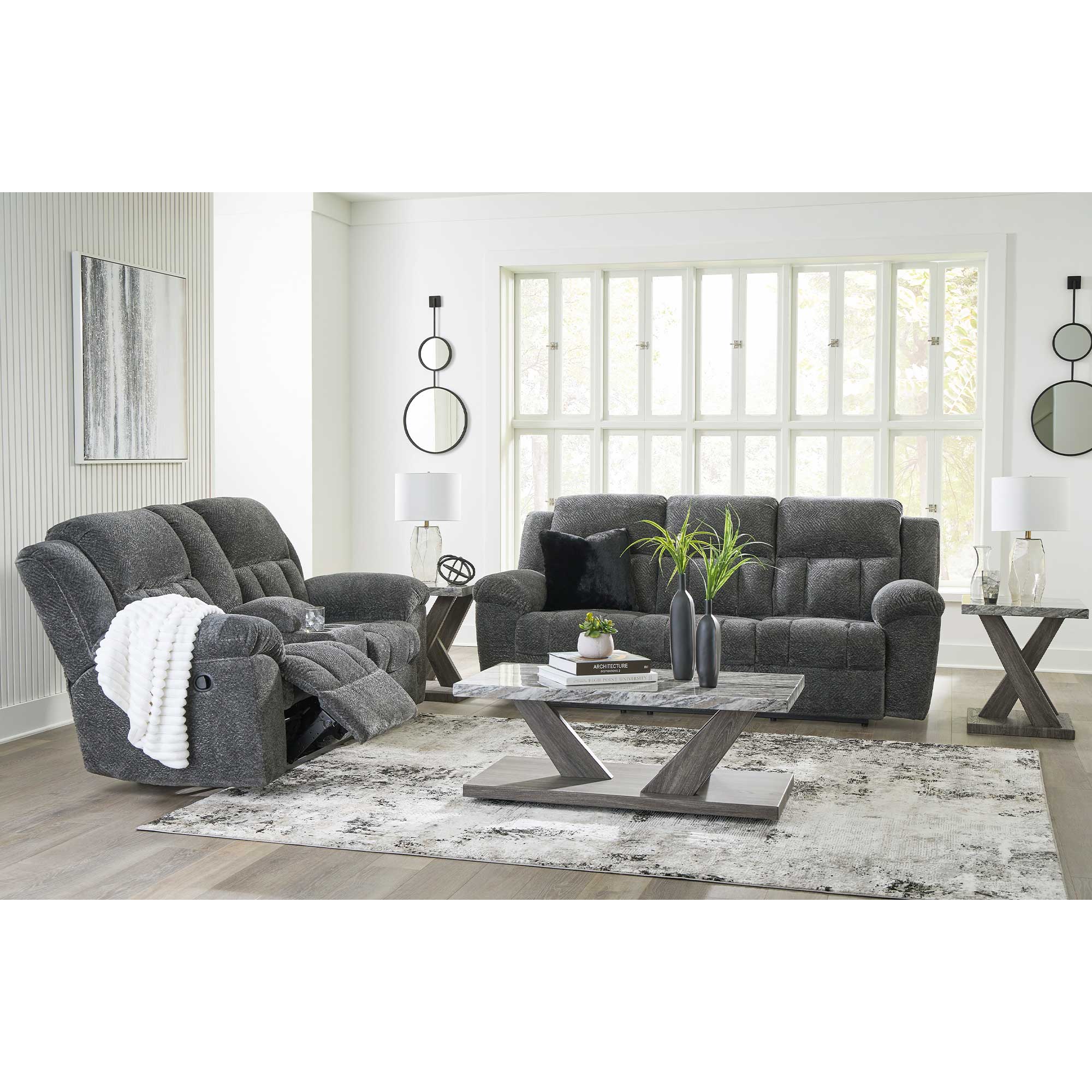 Frohn Manual Reclining Sofa and Loveseat Set