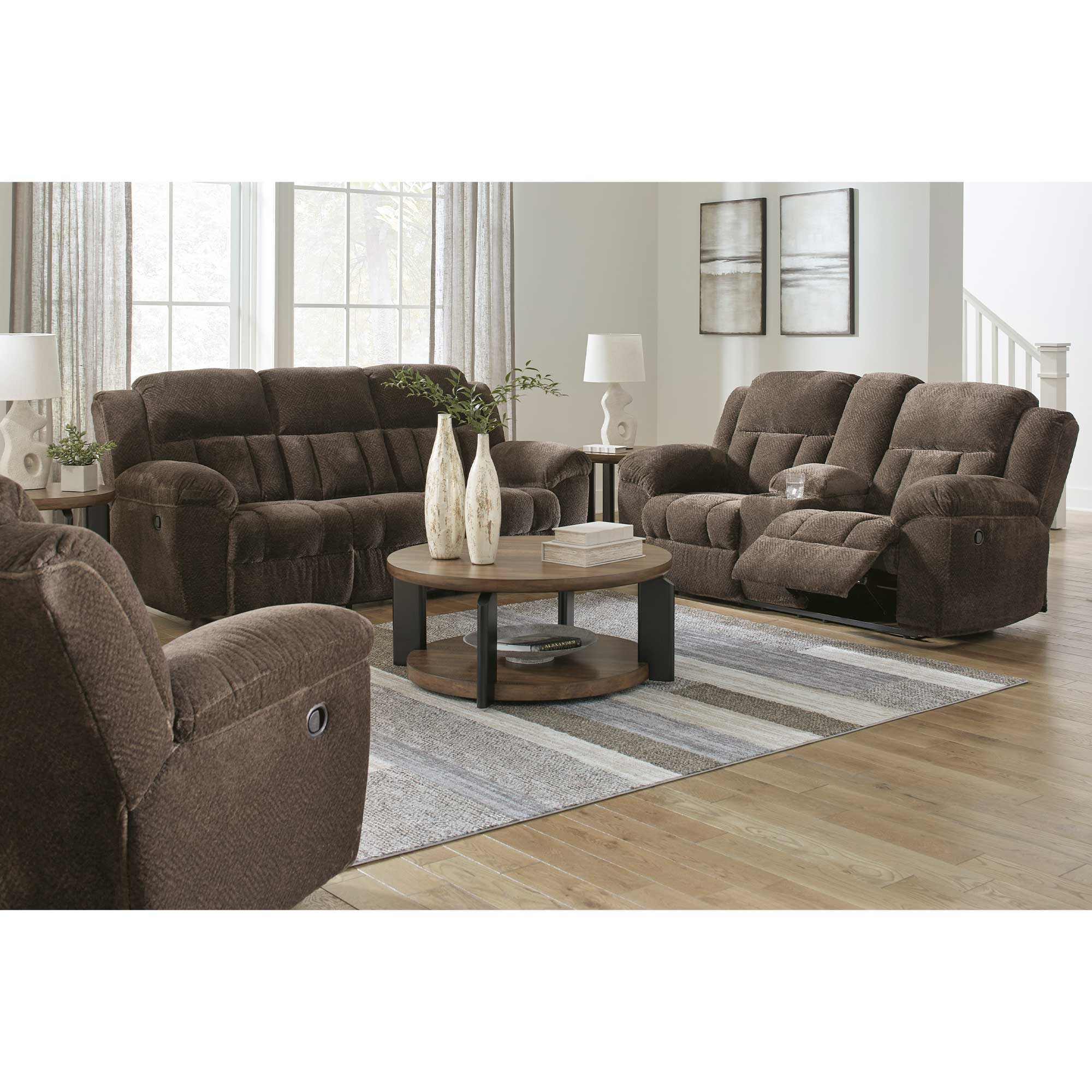 Frohn Manual Reclining Sofa and Loveseat Set