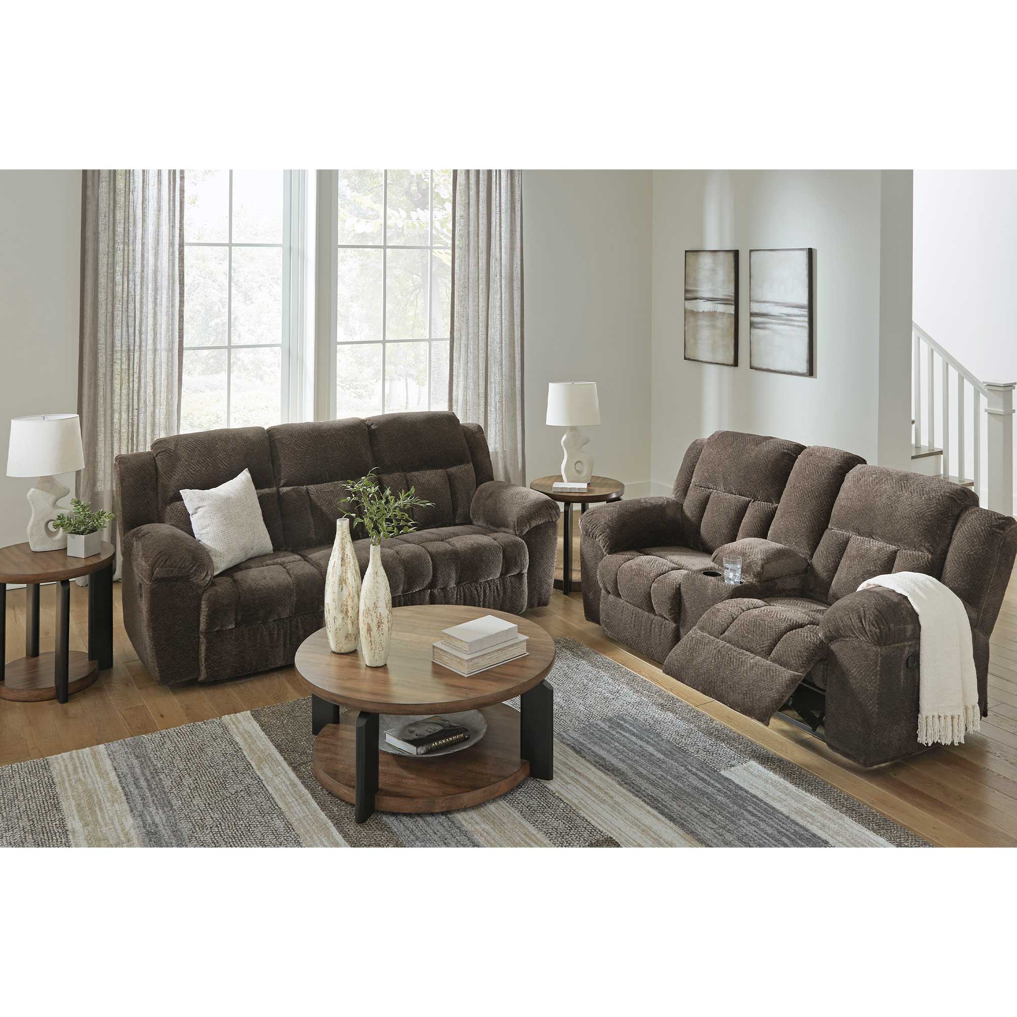 Frohn Manual Reclining Sofa and Loveseat Set