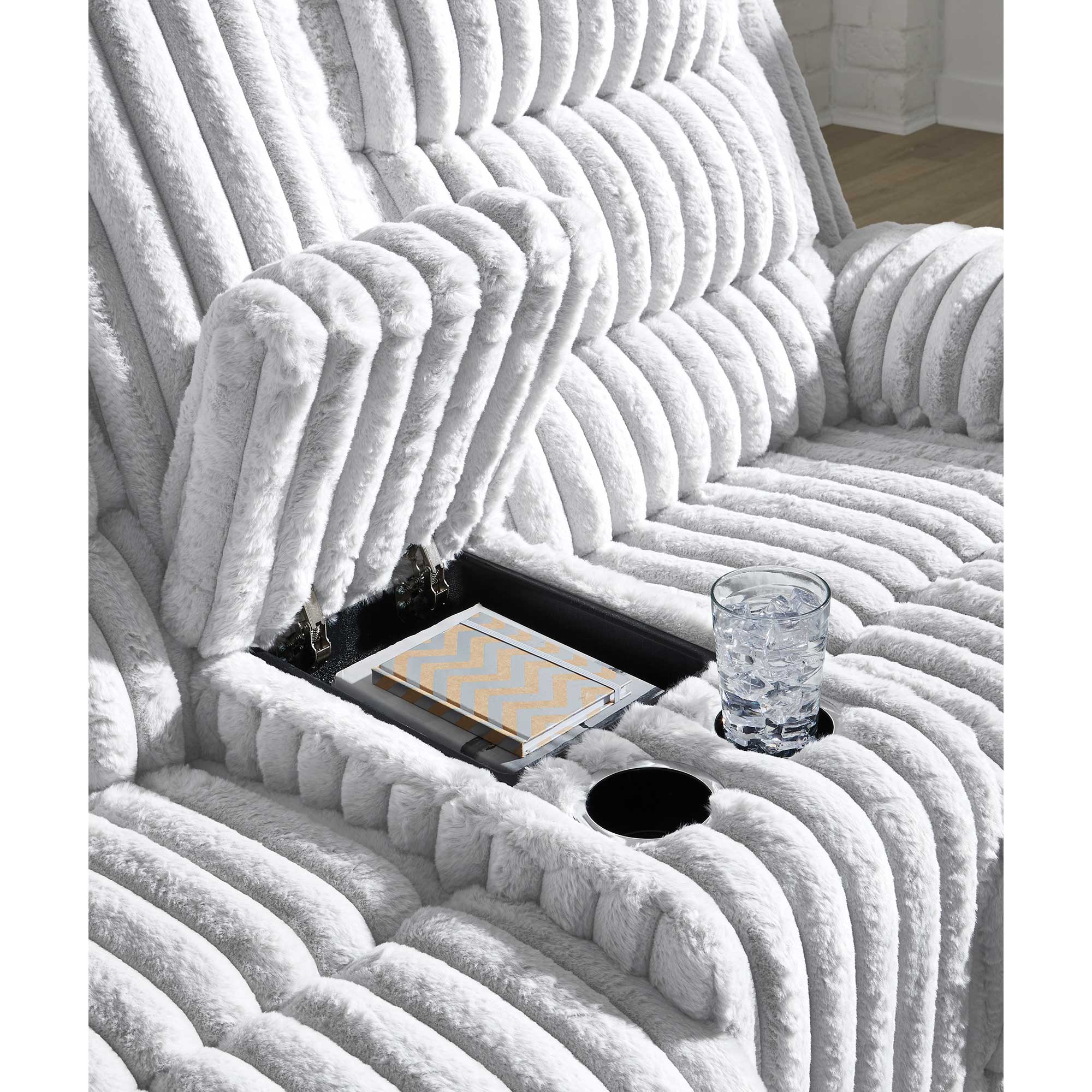 Rhines Falls Power Reclining Sofa and Loveseat Set