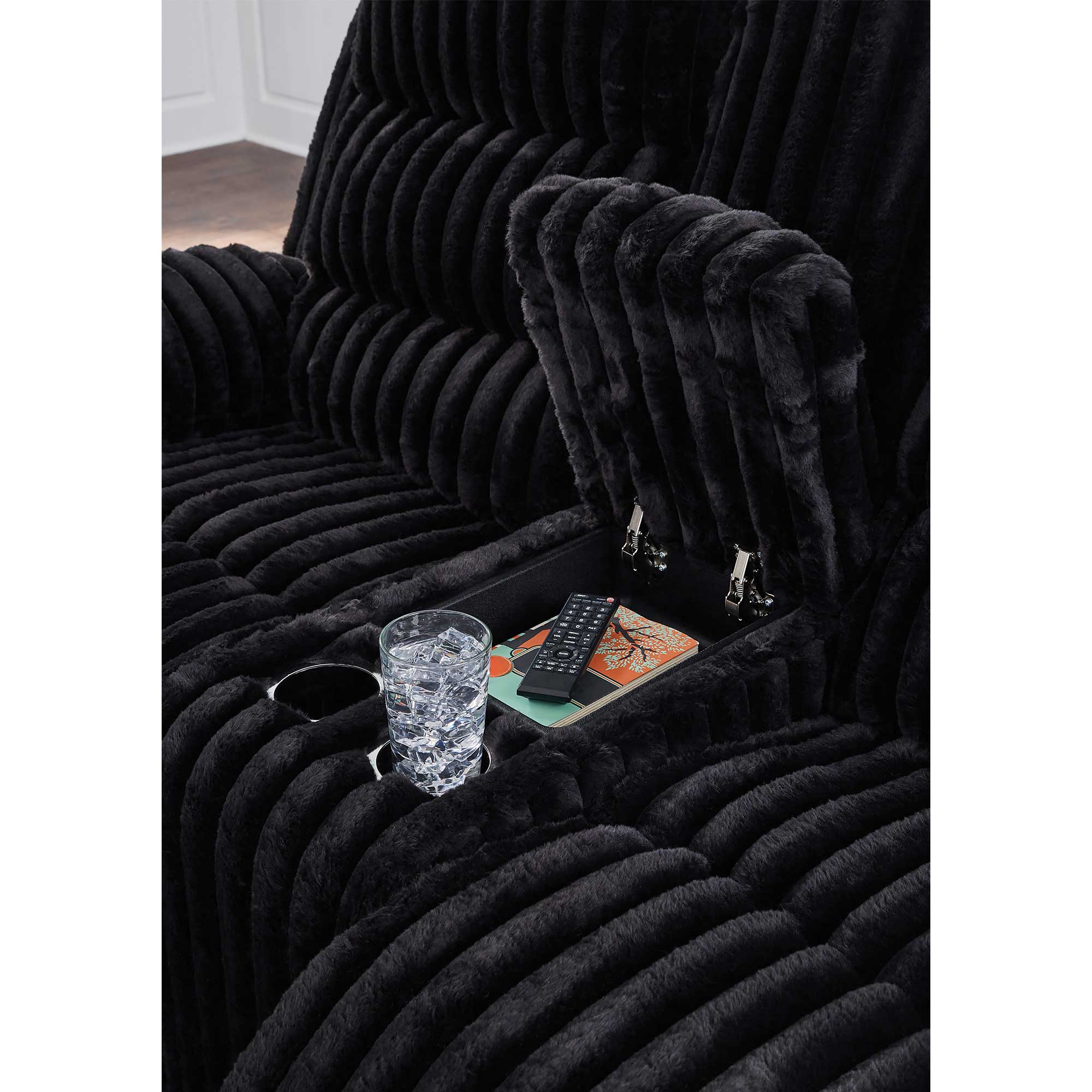 Rhines Falls Power Reclining Loveseat with Console