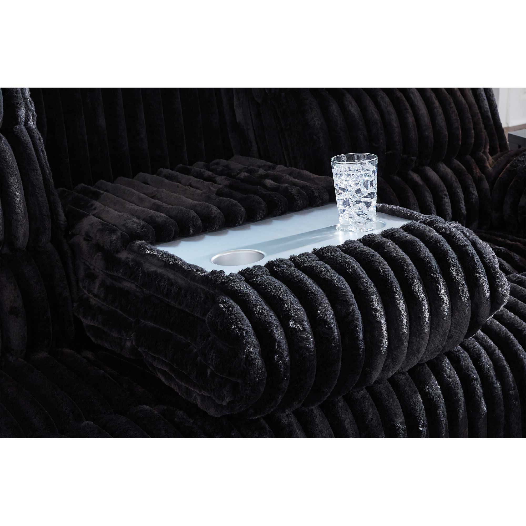 Rhines Falls Power Reclining Sofa with Drop Down Table