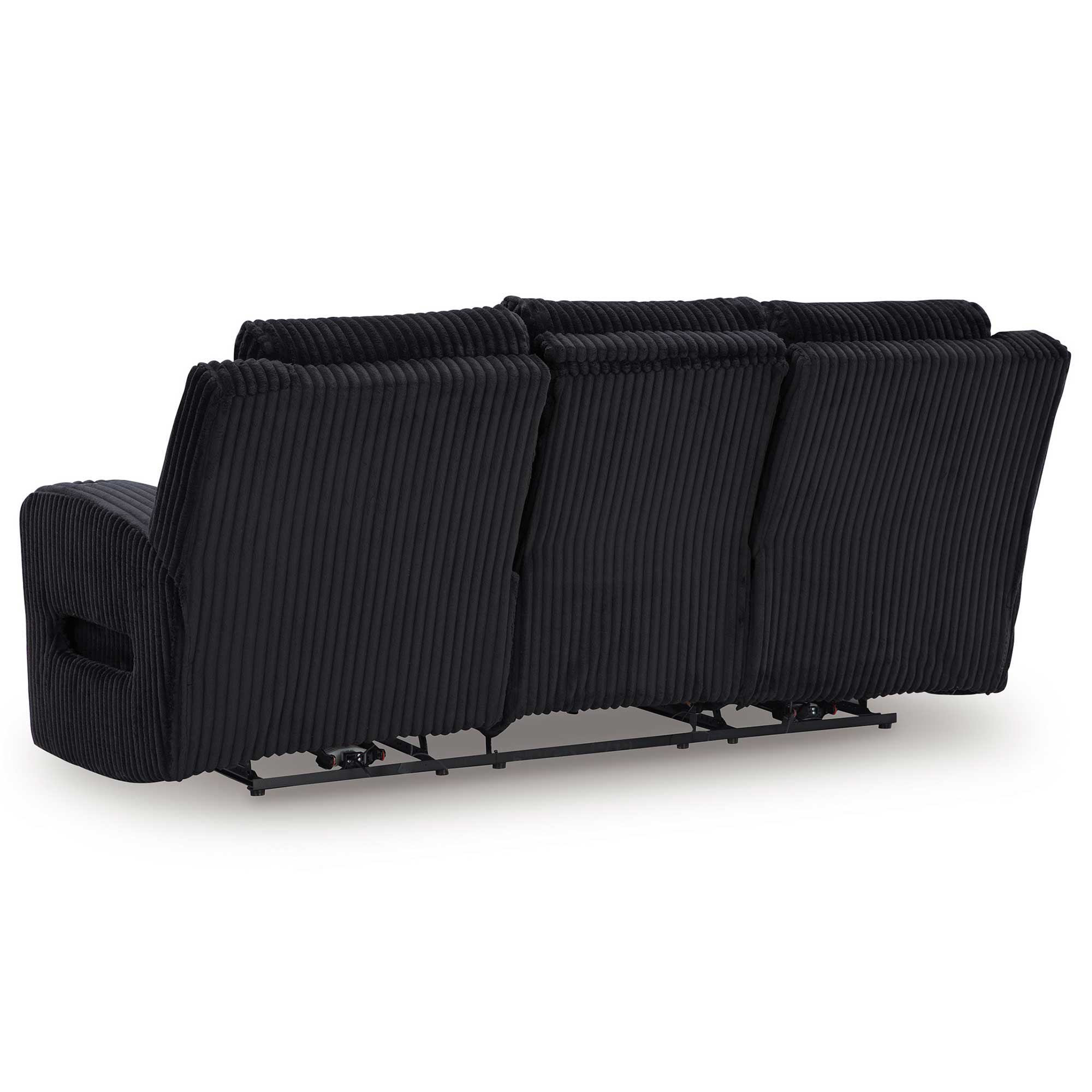 Forest Lake Power Reclining Sofa with Adjustable Headrest & LED Lighting