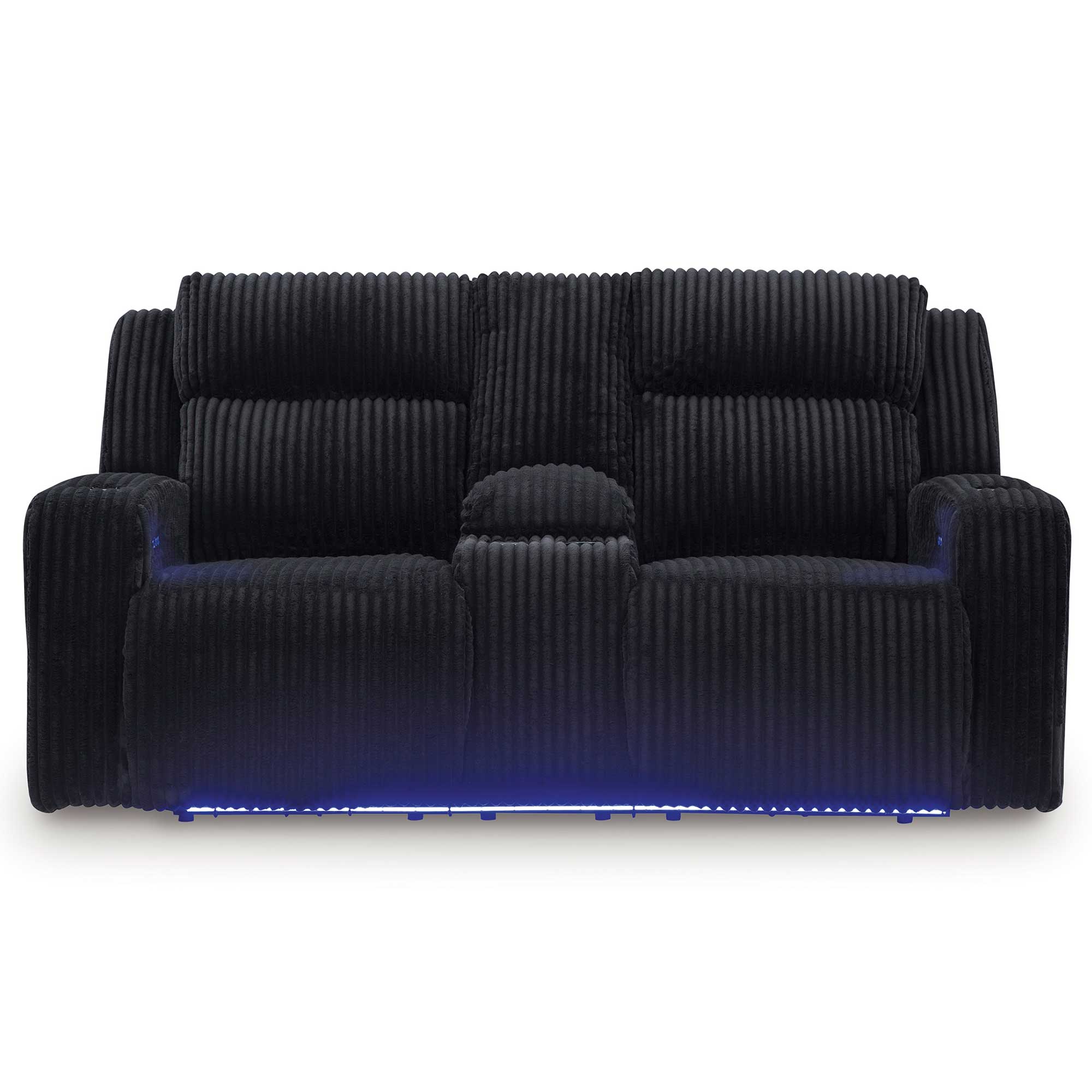 Forest Lake Dual Power Reclining Loveseat with Console