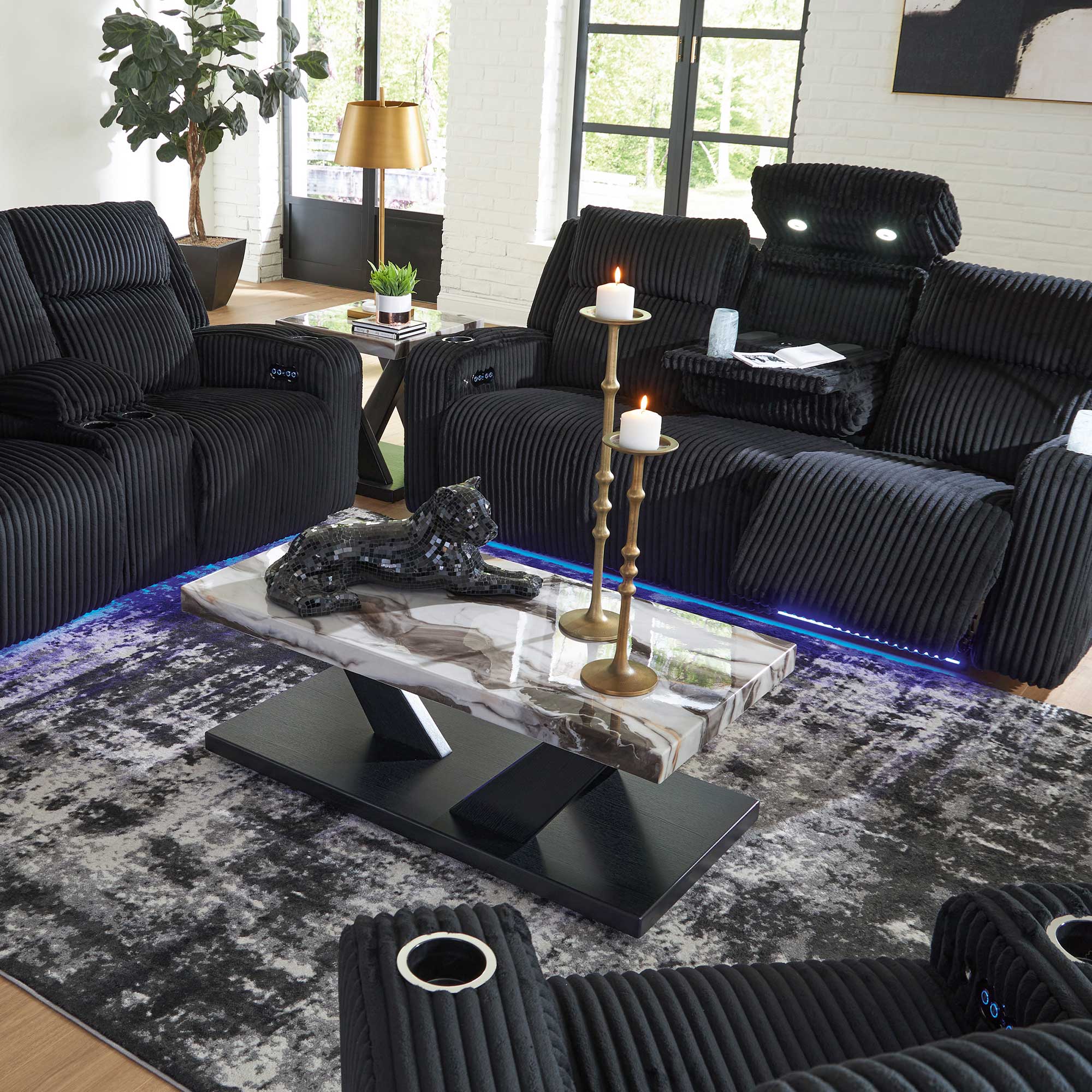 Forest Lake Dual Power Recliner