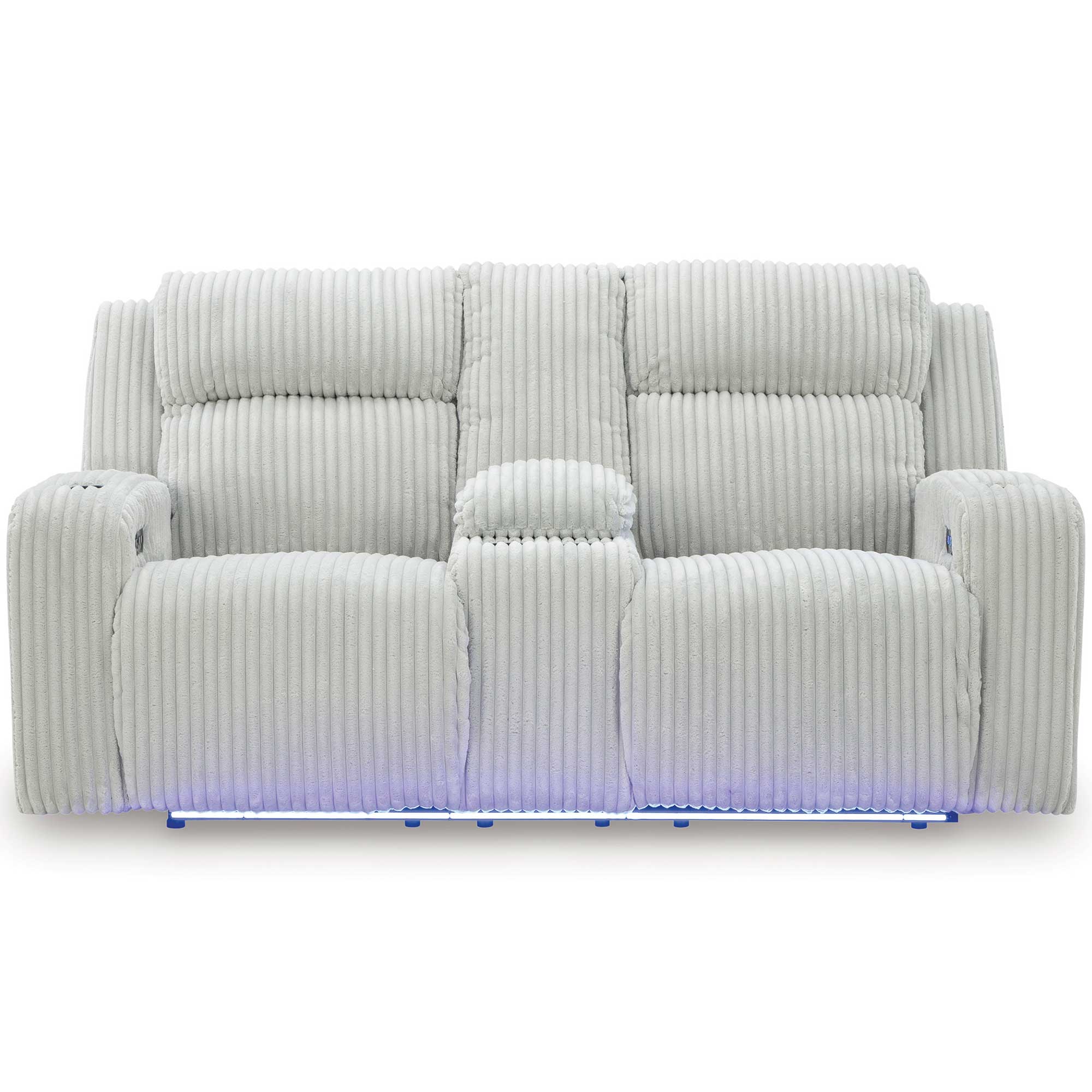 Forest Lake Dual Power Reclining Loveseat with Console