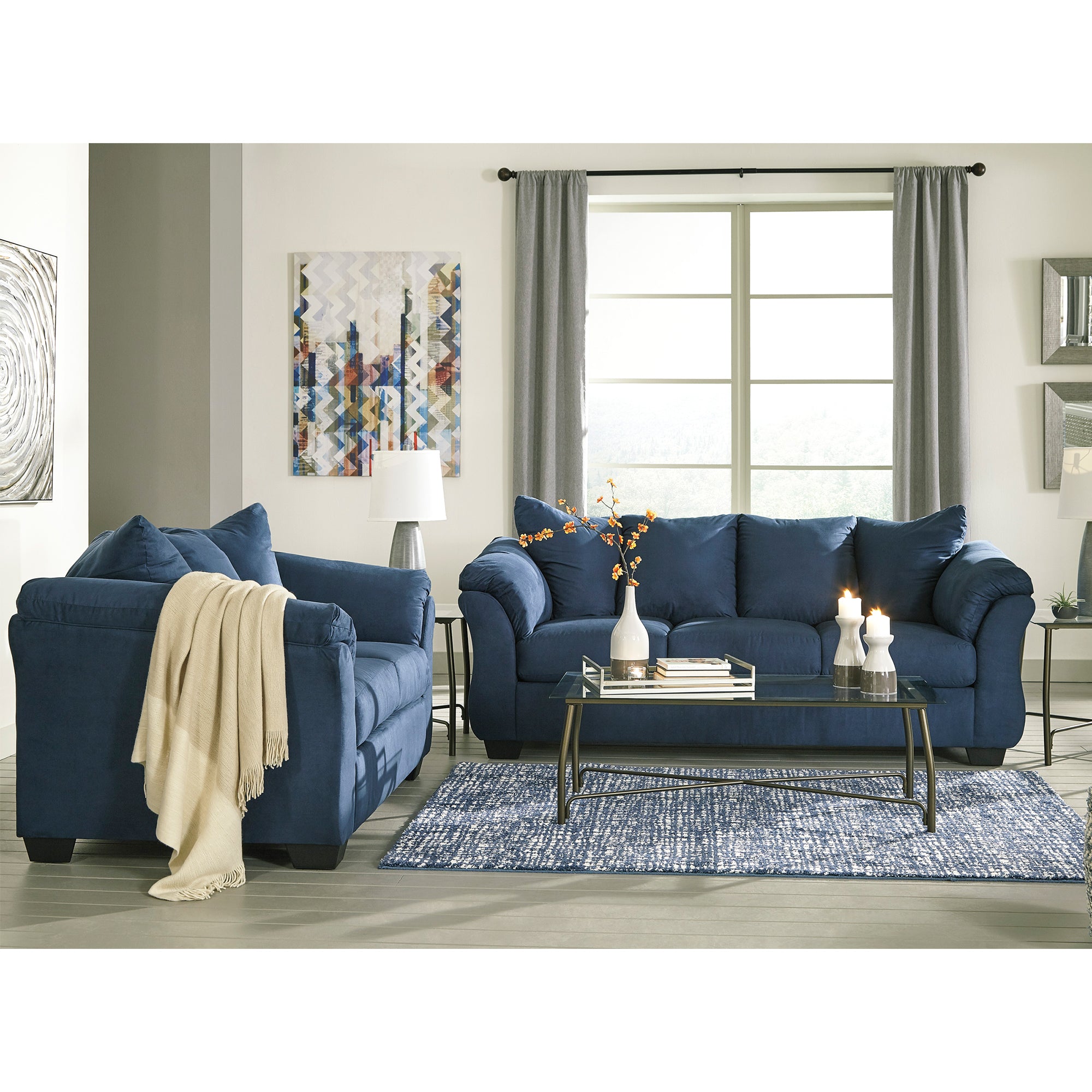 Darcy Sofa and Loveseat