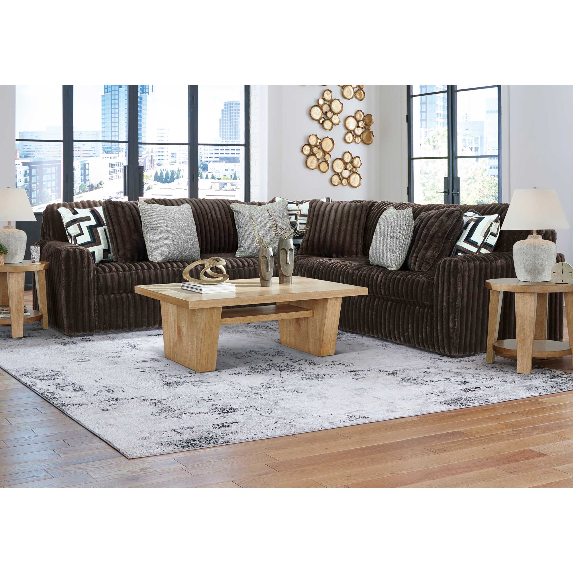 Midnight-Madness 3-Piece Sectional