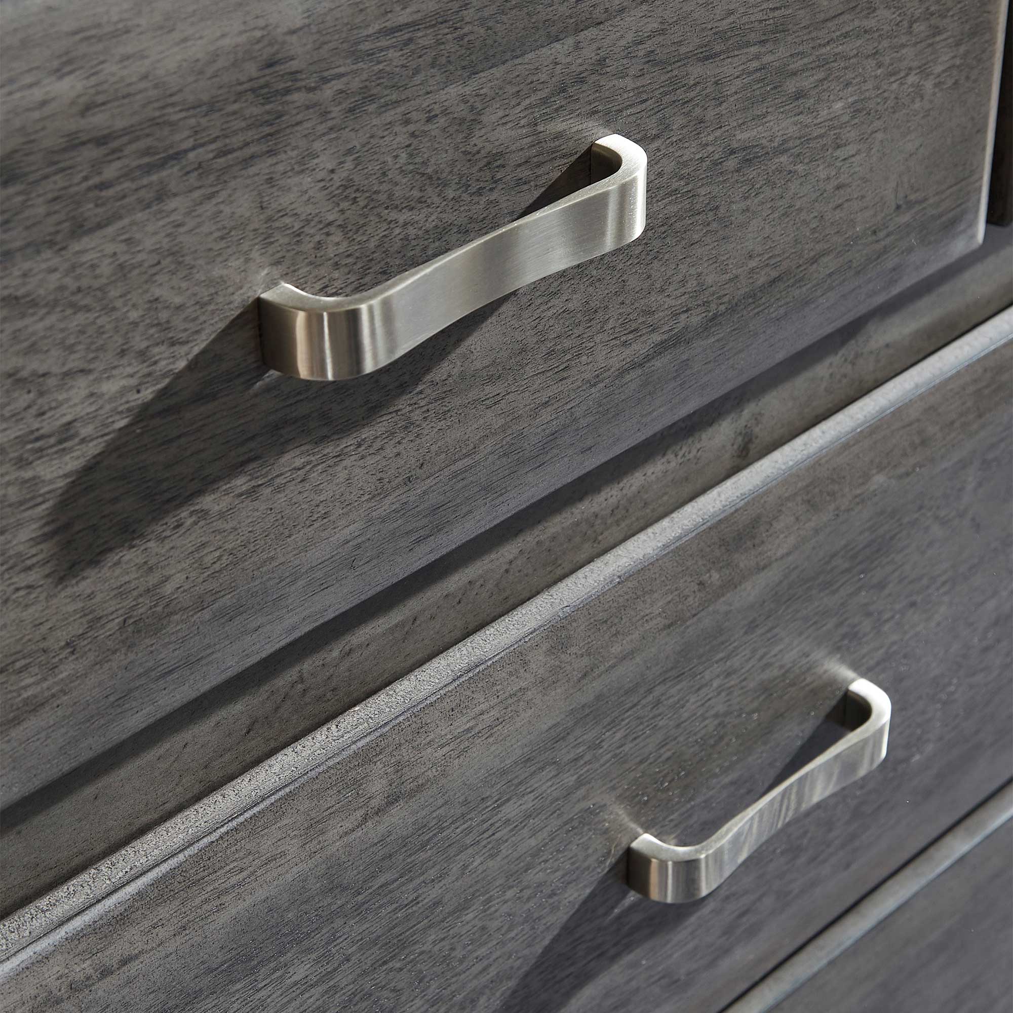 Caitbrook Full Storage Bed with 8 Storage Drawers with Mirrored Dresser