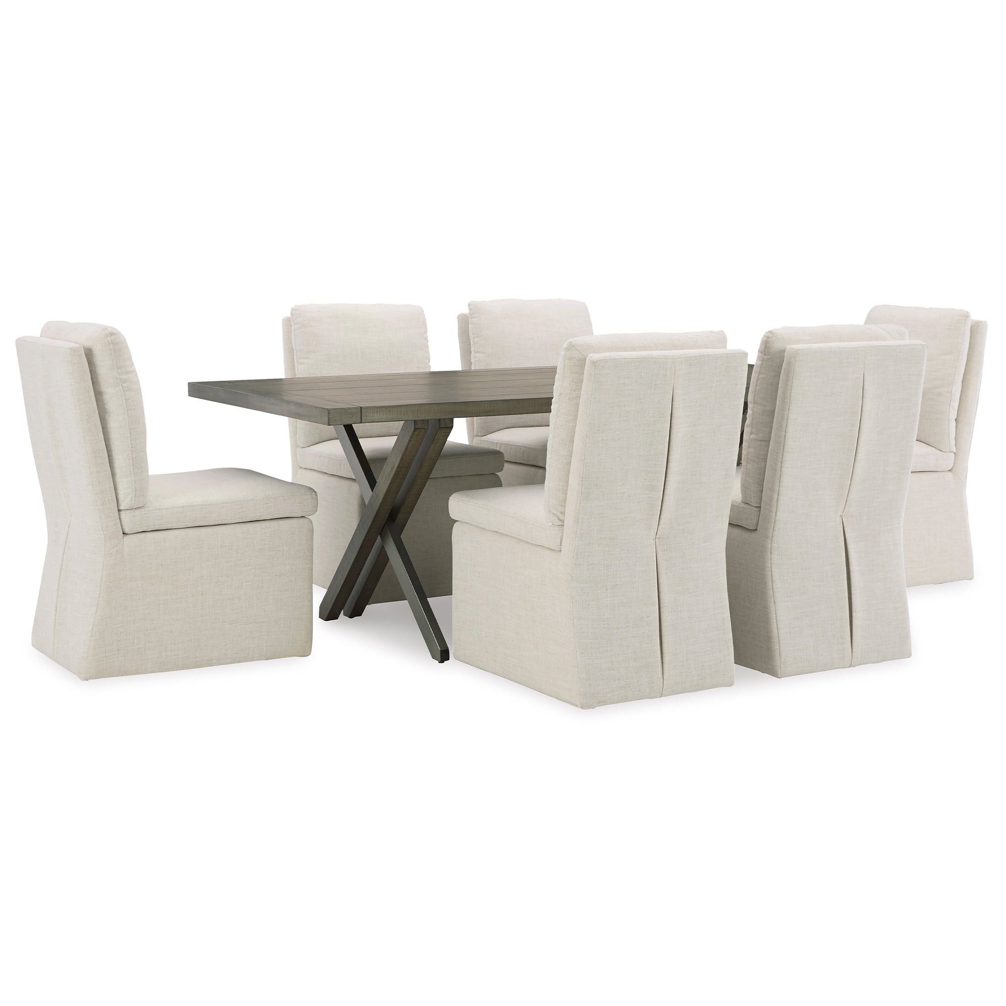 Krystanza Dining Table and 6 Chairs Set
