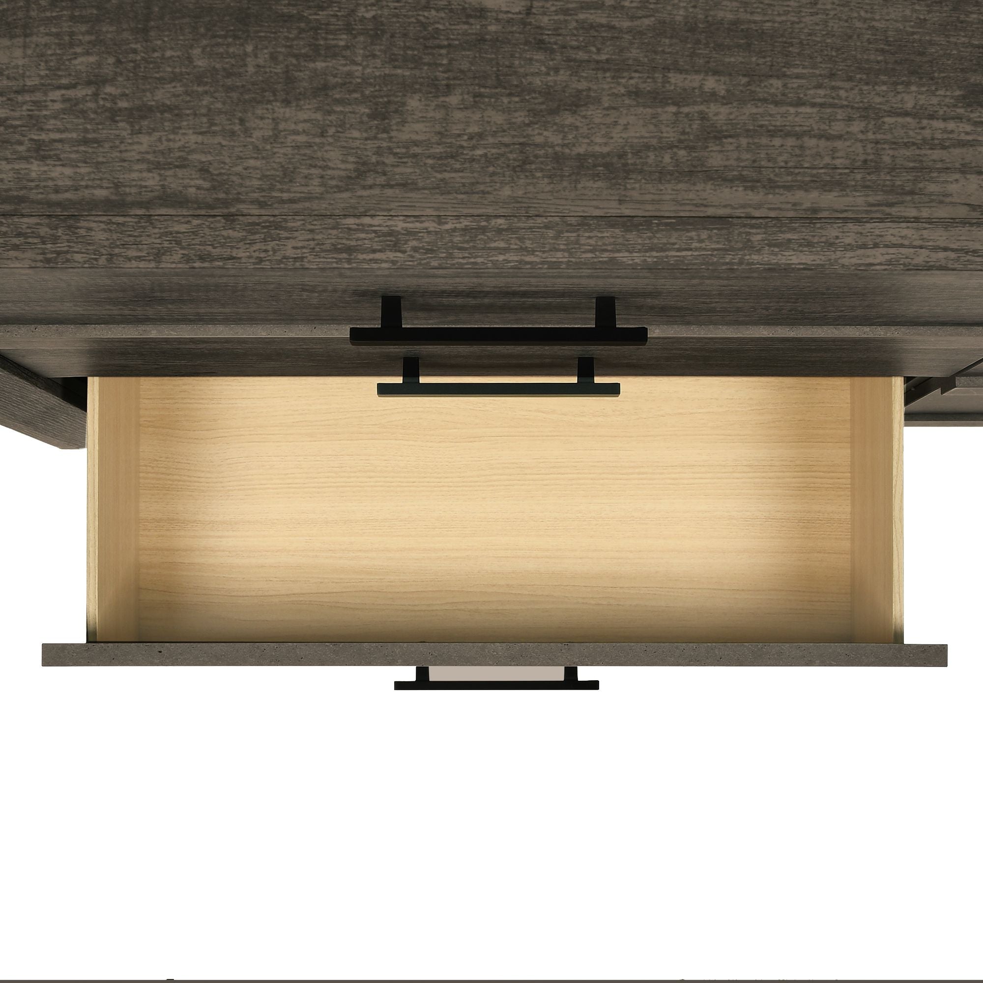 Eleanor Queen Panel Bed with Mirrored Dresser