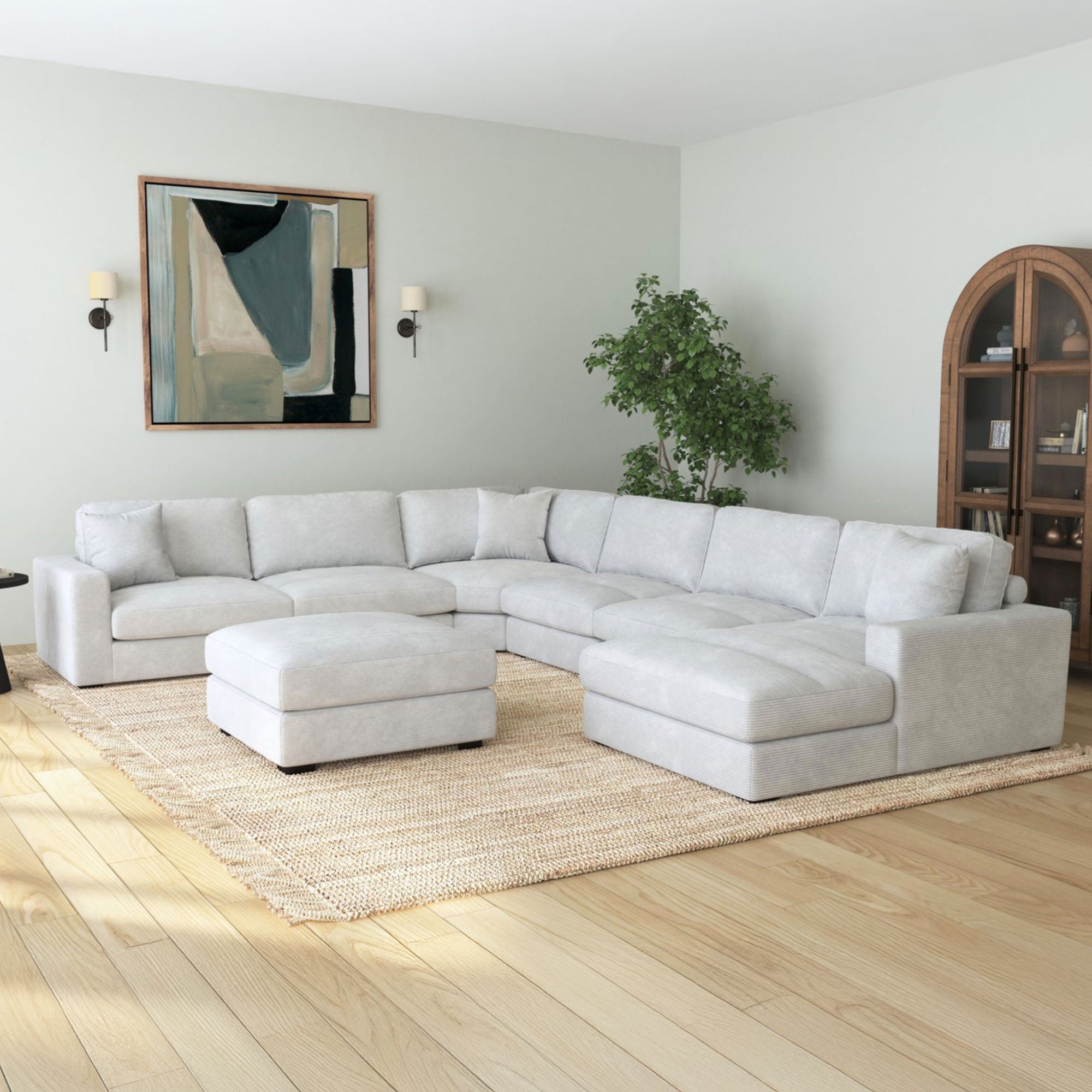 Horizon Steno Stone 6-Piece Sectional