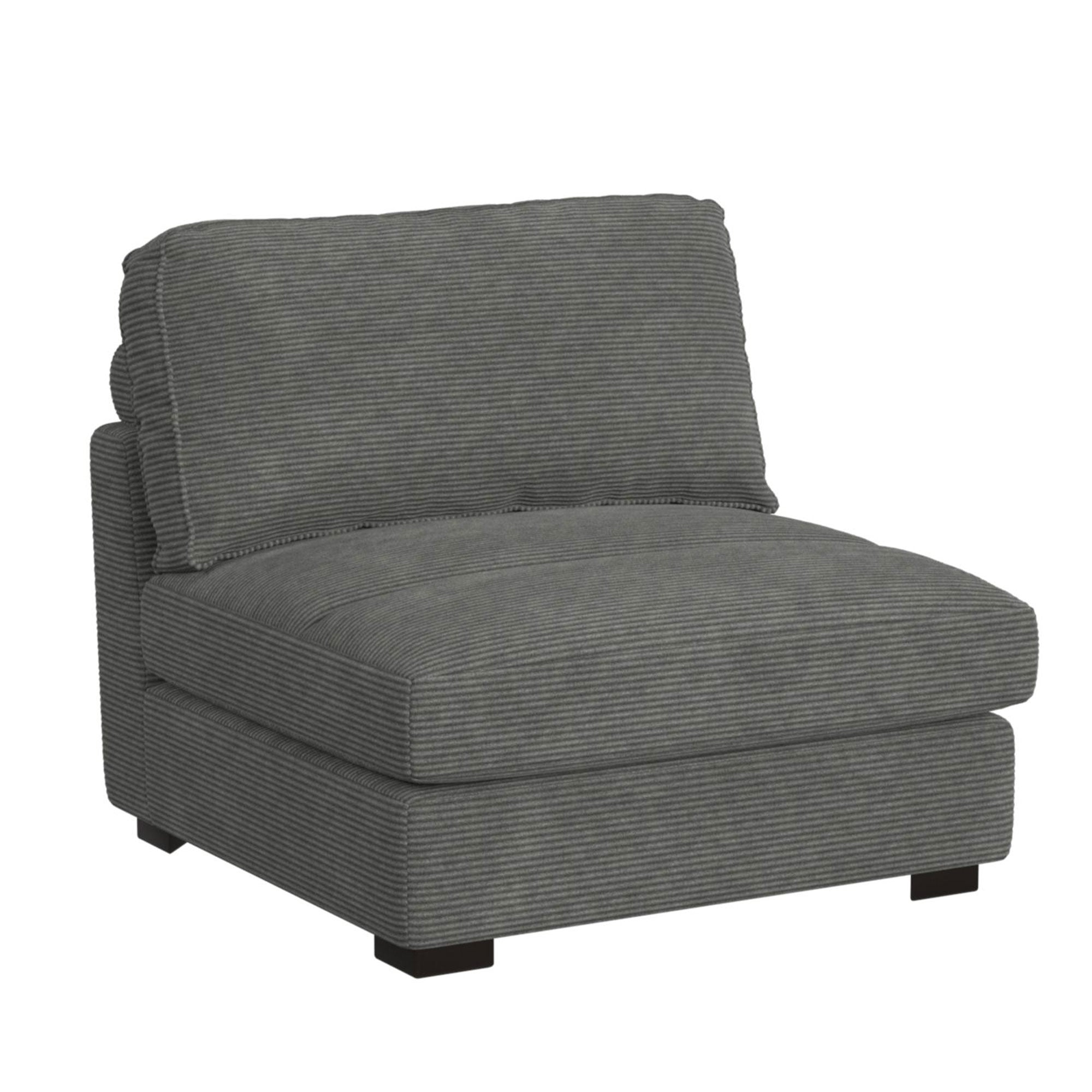 Horizon Steno Charcoal 3-Piece Sectional