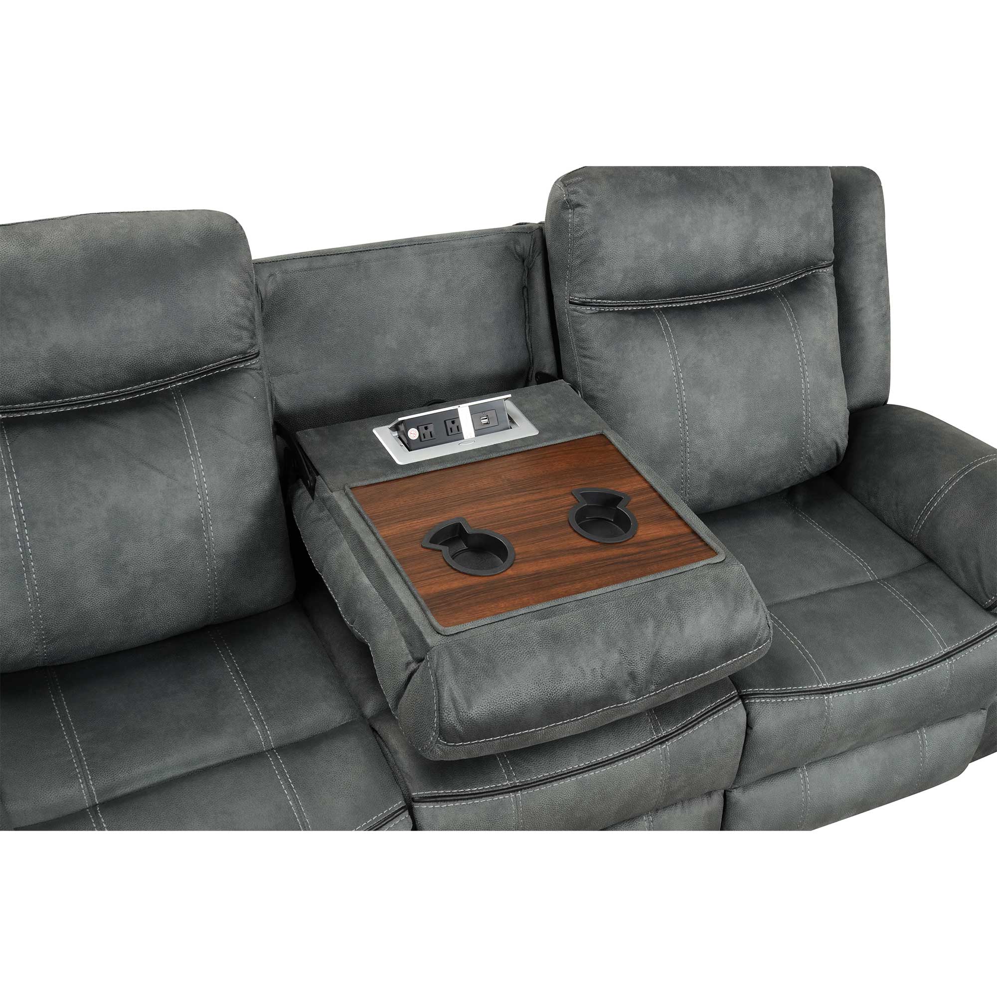 Darvin Manual Reclining Sofa and Loveseat Set
