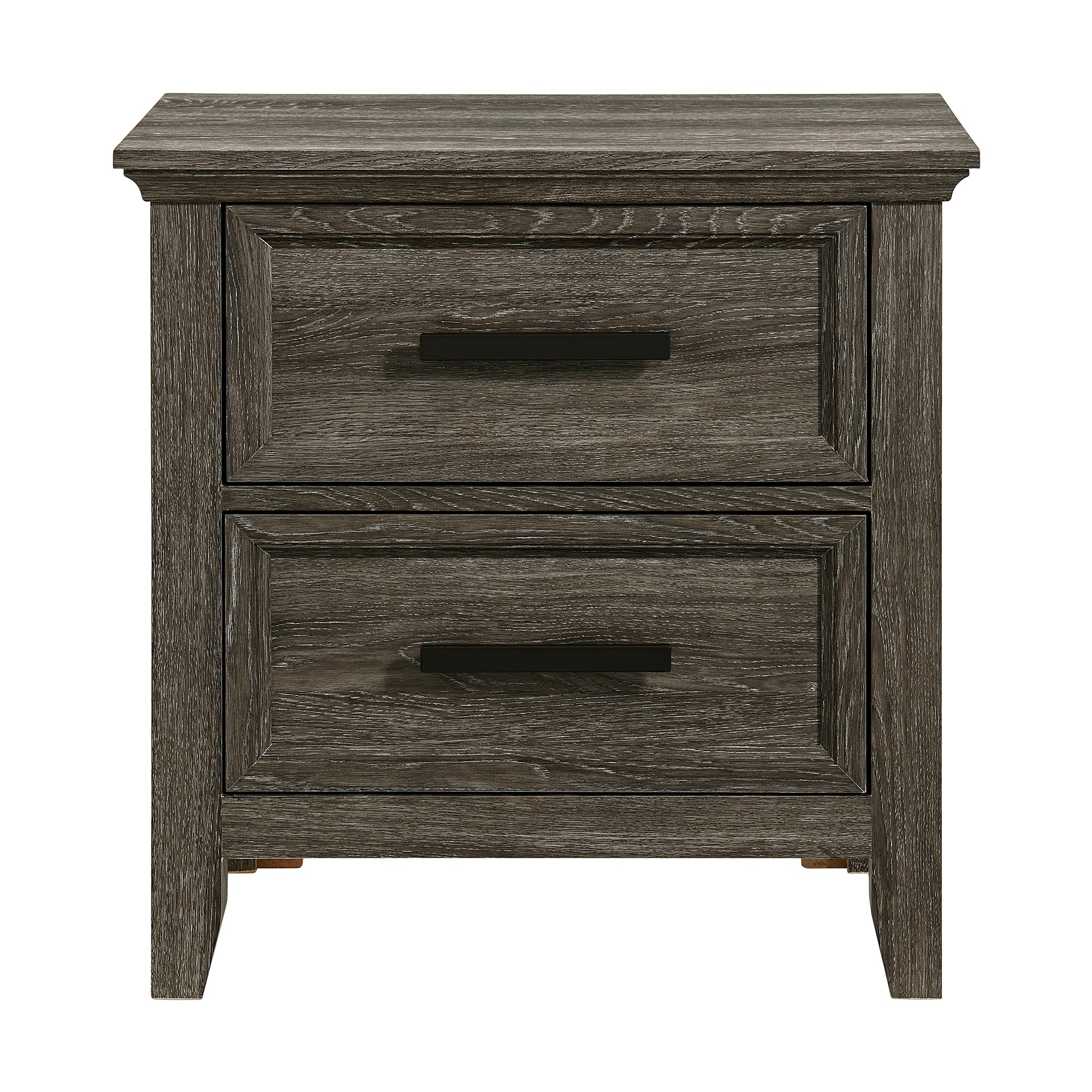 Matias Twin Panel Headboard Bed with Mirrored Dresser and Nightstand