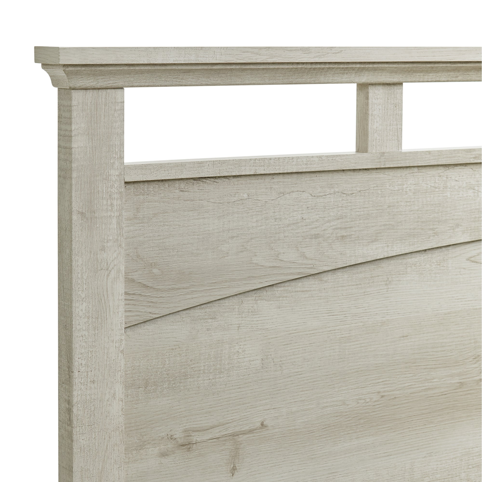 Matias Twin Panel Headboard Bed with Mirrored Dresser and Nightstand