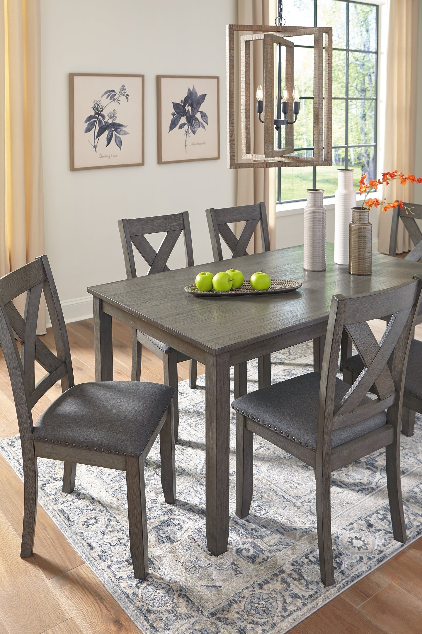 Caitbrook Dining Table and 6 Chairs Set