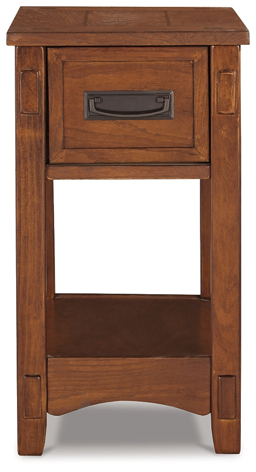 Breegin Chairside End Table - Brown