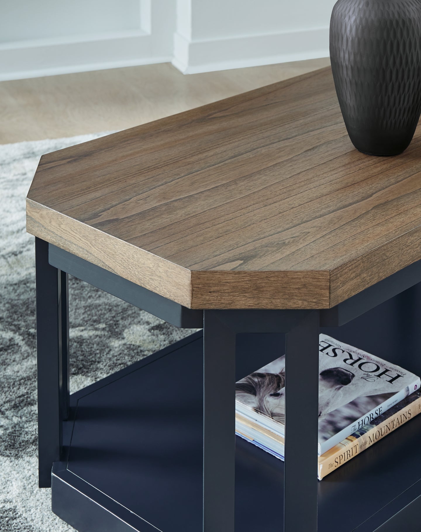 Landocken 3-Piece Table Set - Brown/Blue