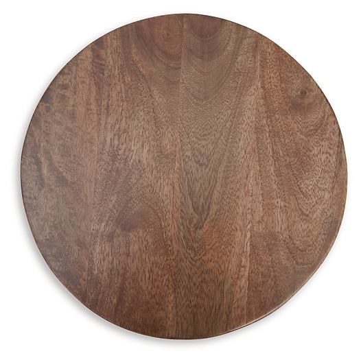 Joville Accent Table - Medium Brown