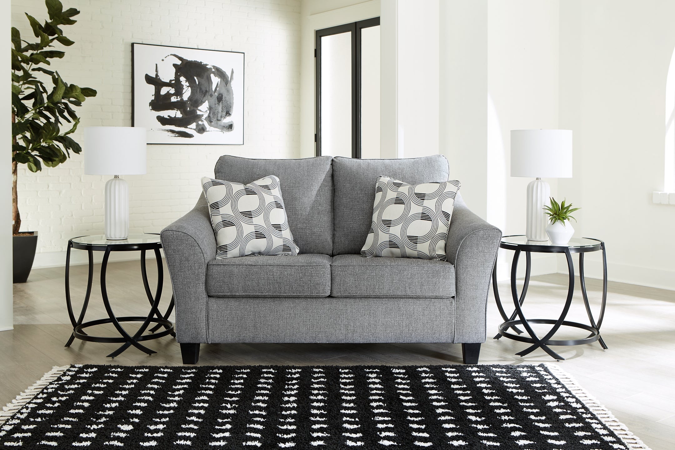 Mathonia Sofa and Loveseat