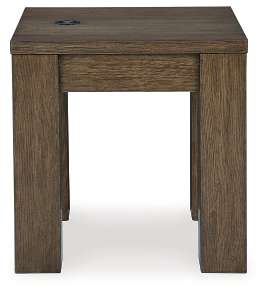 Rosswain End Table - Warm Brown