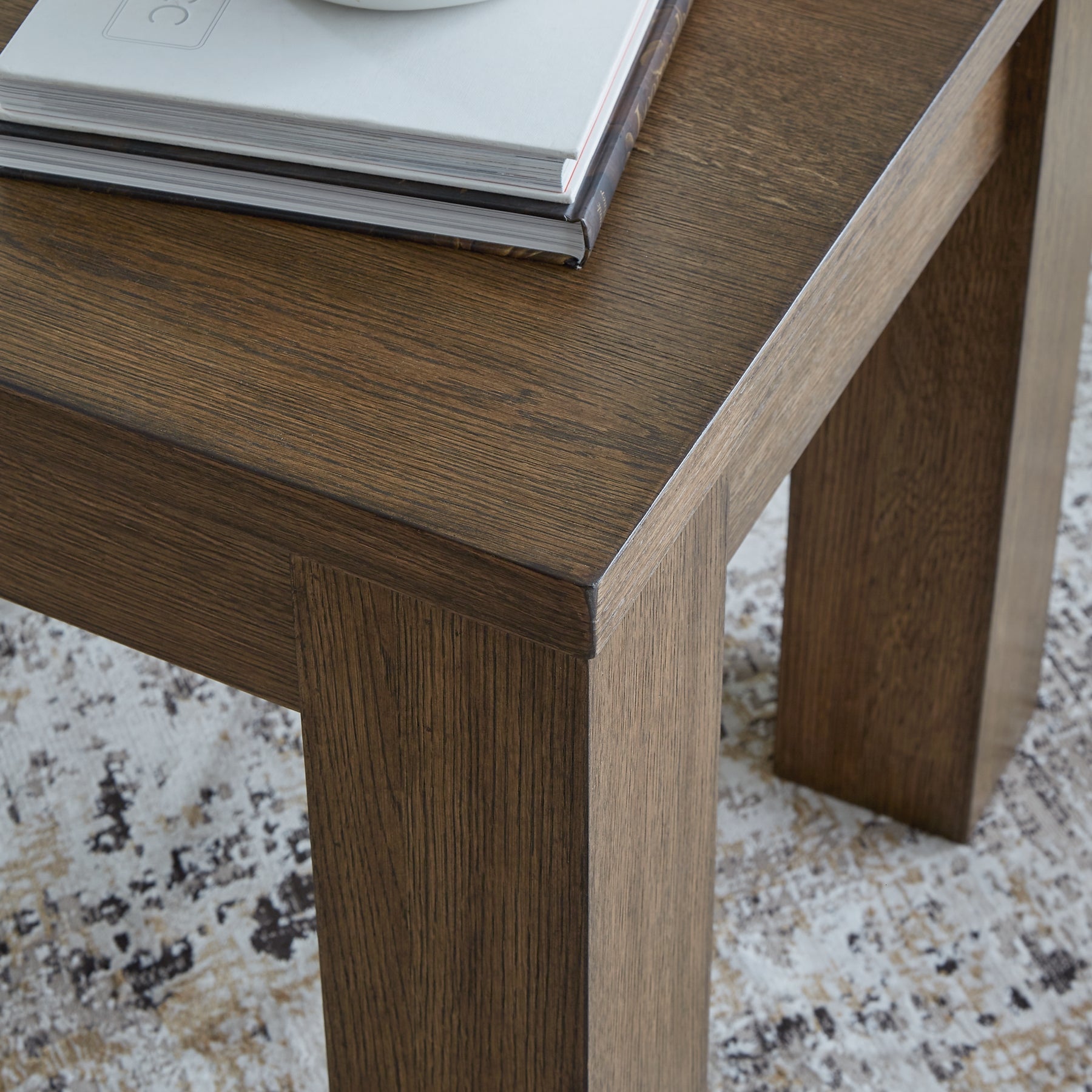 Rosswain End Table - Warm Brown