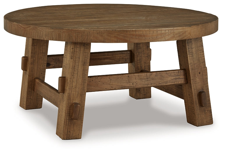 Mackifeld Coffee Table - Warm Brown