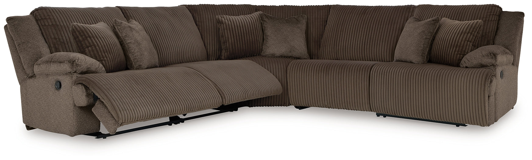 Top Tier 5-Piece Manual Reclining Modular Sectional