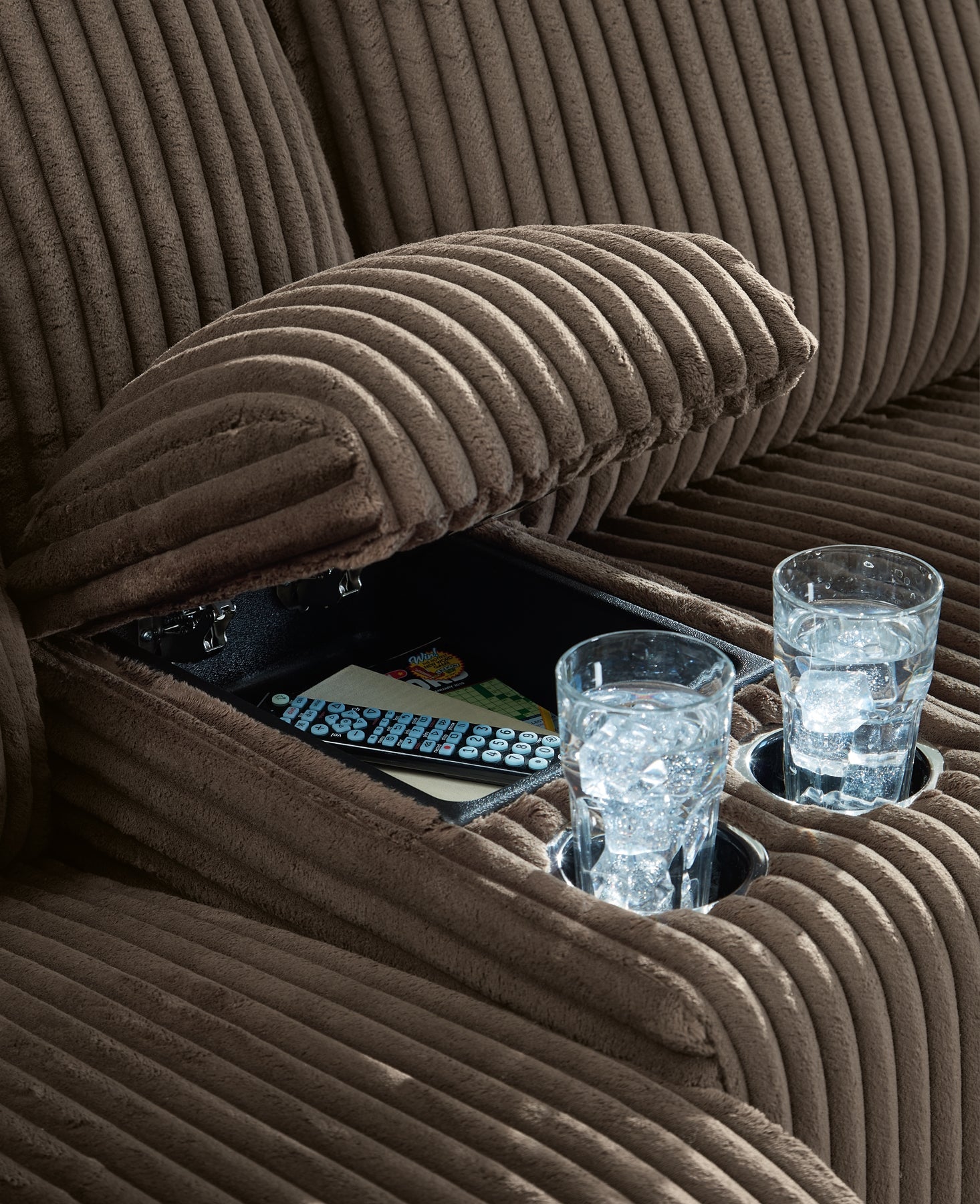 Top Tier 6-Piece Manual Reclining Modular Sectional with Chaise and Console