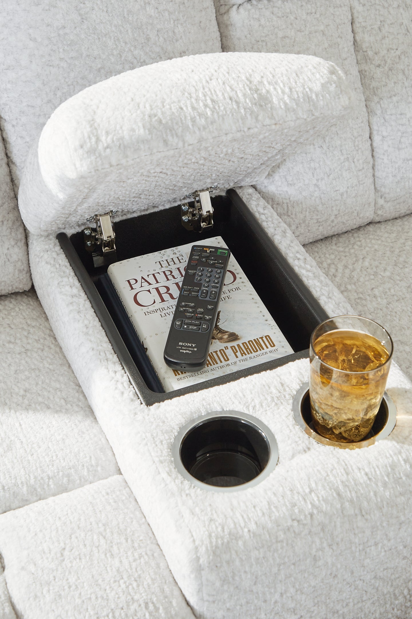 Frohn Manual Reclining Loveseat with Console