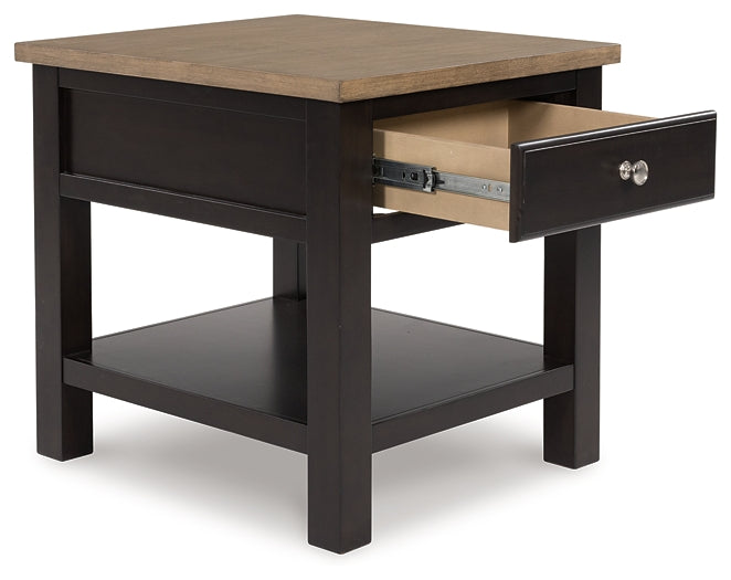 Drazmine End Table - Brown
