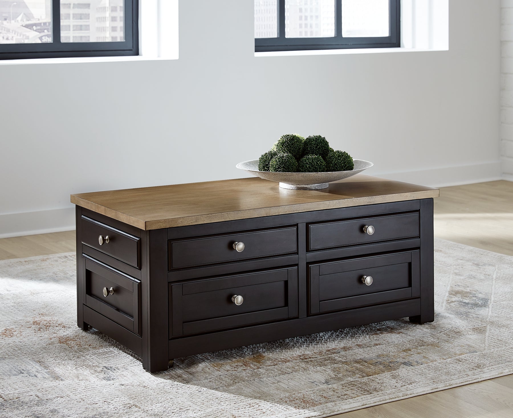 Drazmine Lift Top Coffee Table - Brown