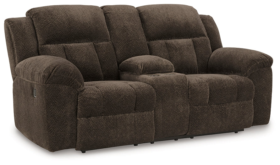 Frohn Manual Reclining Loveseat with Console