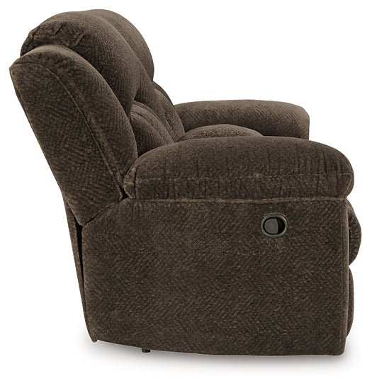 Frohn Manual Reclining Loveseat with Console