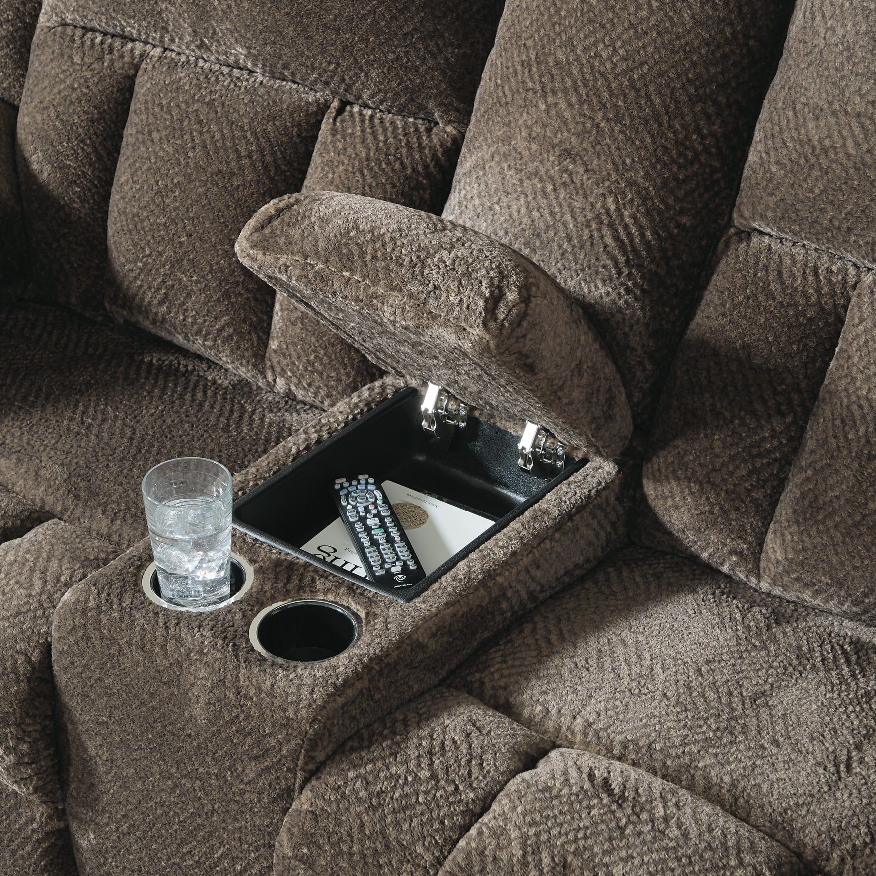 Frohn Manual Reclining Loveseat with Console