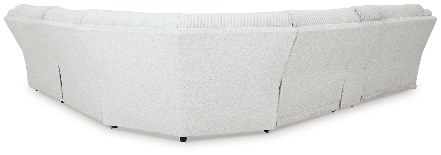 Top Tier 6-Piece Manual Reclining Modular Sectional with Chaise and Console