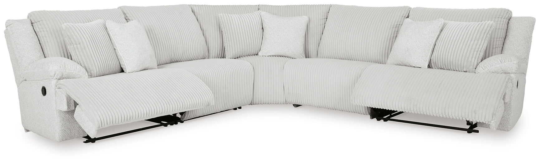 Top Tier 5-Piece Manual Reclining Modular Sectional