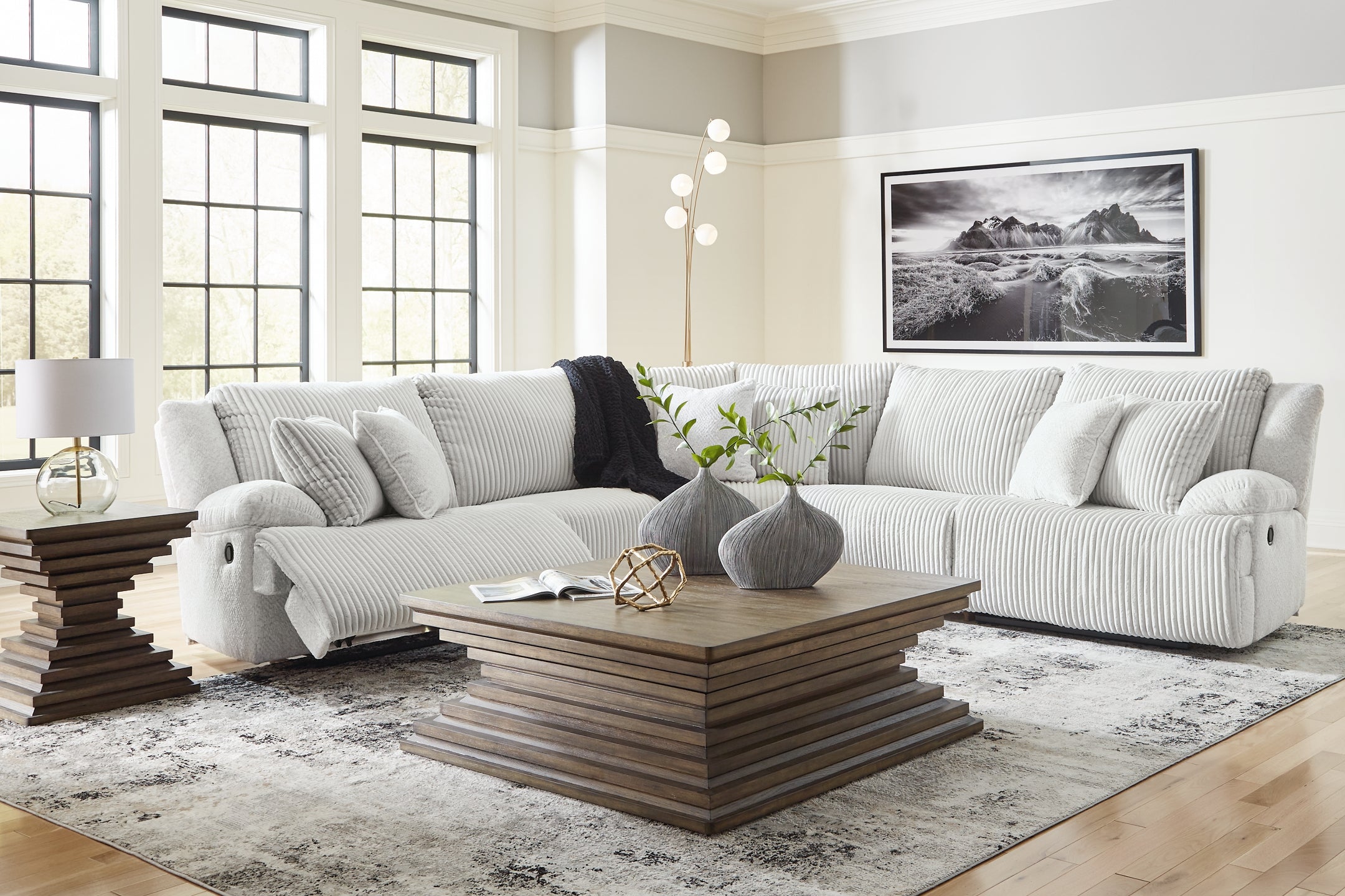 Top Tier 5-Piece Manual Reclining Modular Sectional