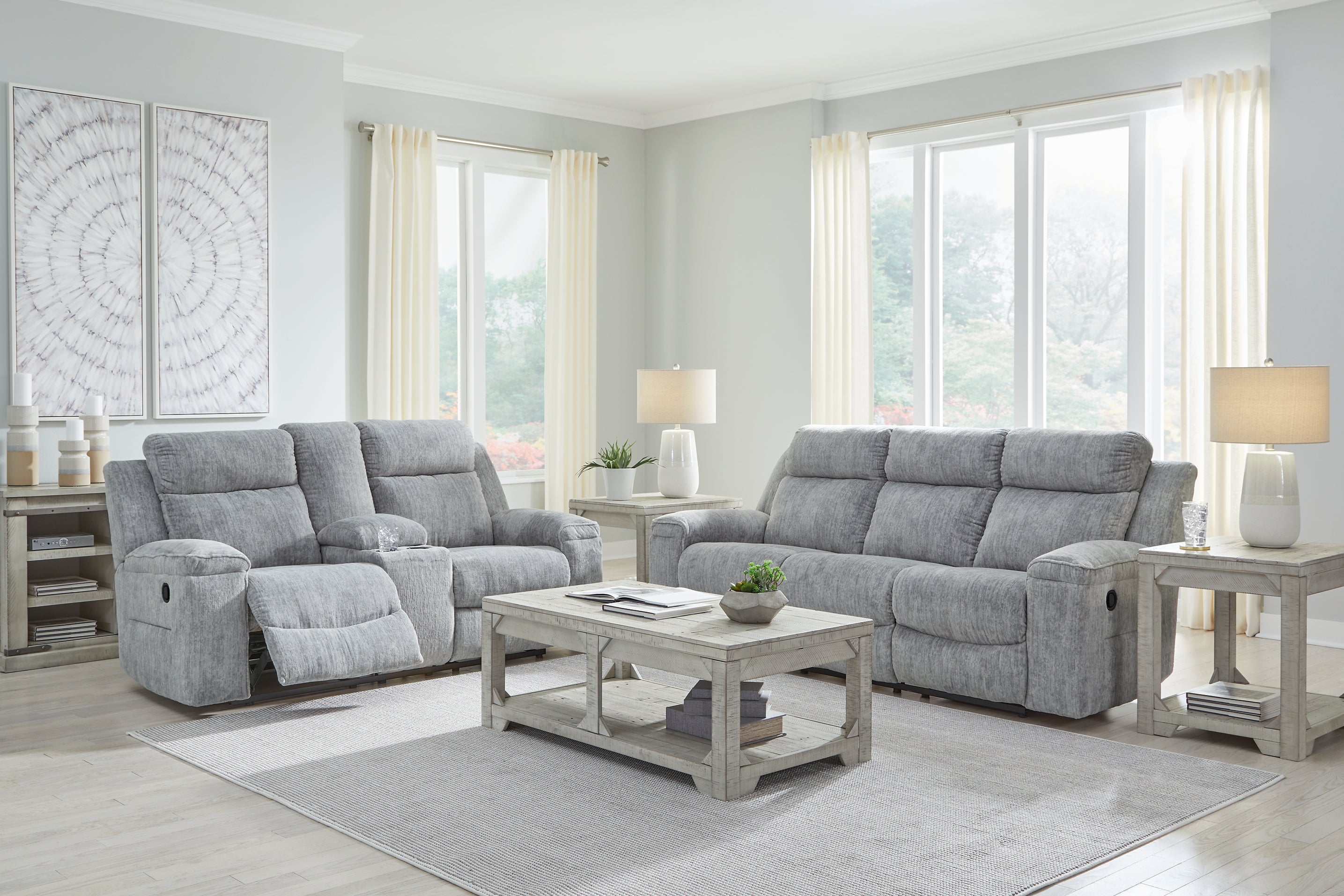 Buntington Sofa and Loveseat