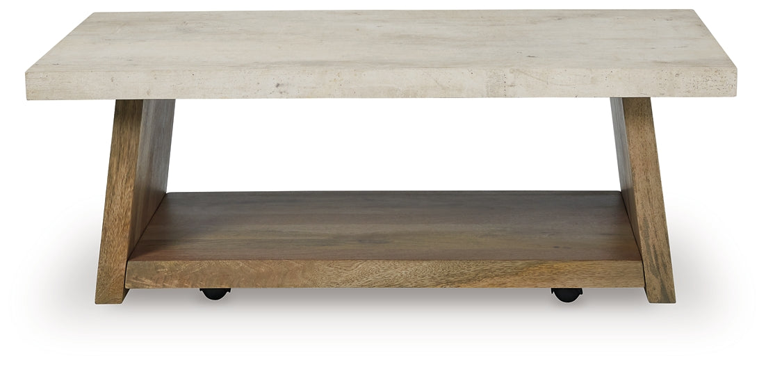 Brendalhouse Coffee Table - Light Brown